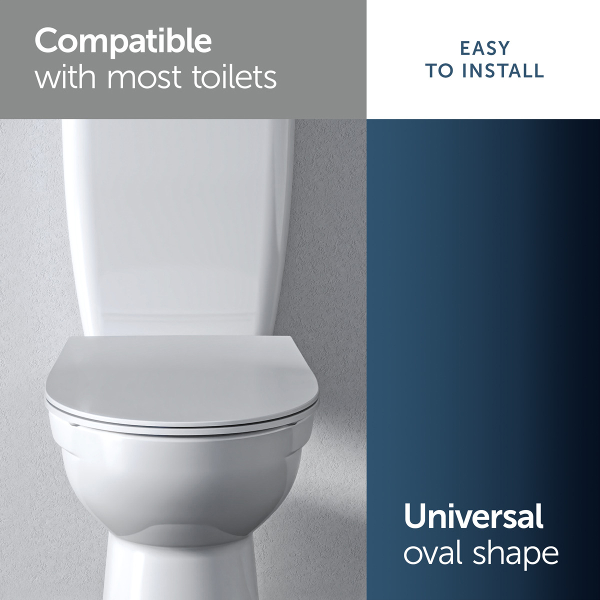 Ideal Standard Universal Slim Soft Close Toilet Seat