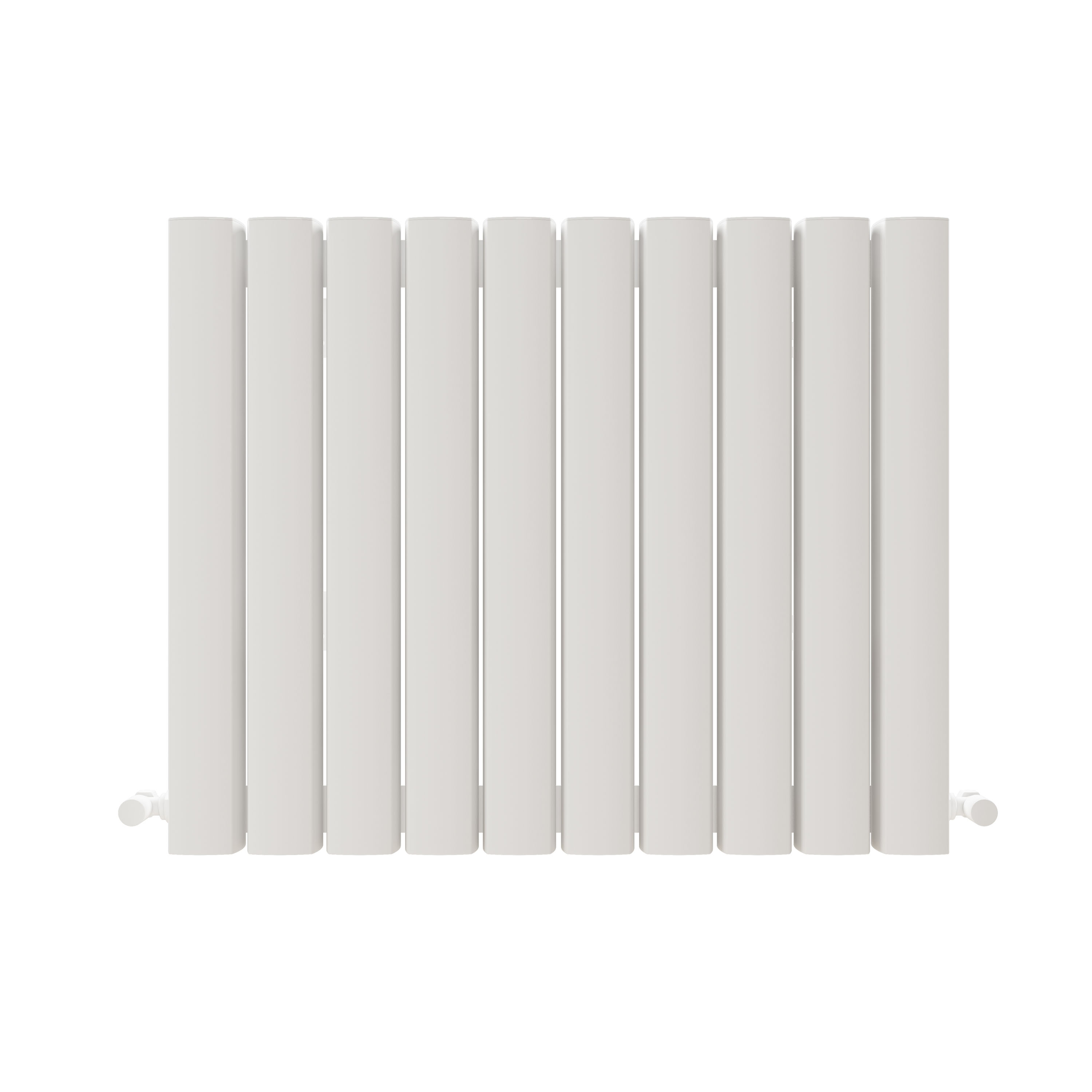 Carisa Vesta Oval Single Panel Horizontal Aluminium Radiator