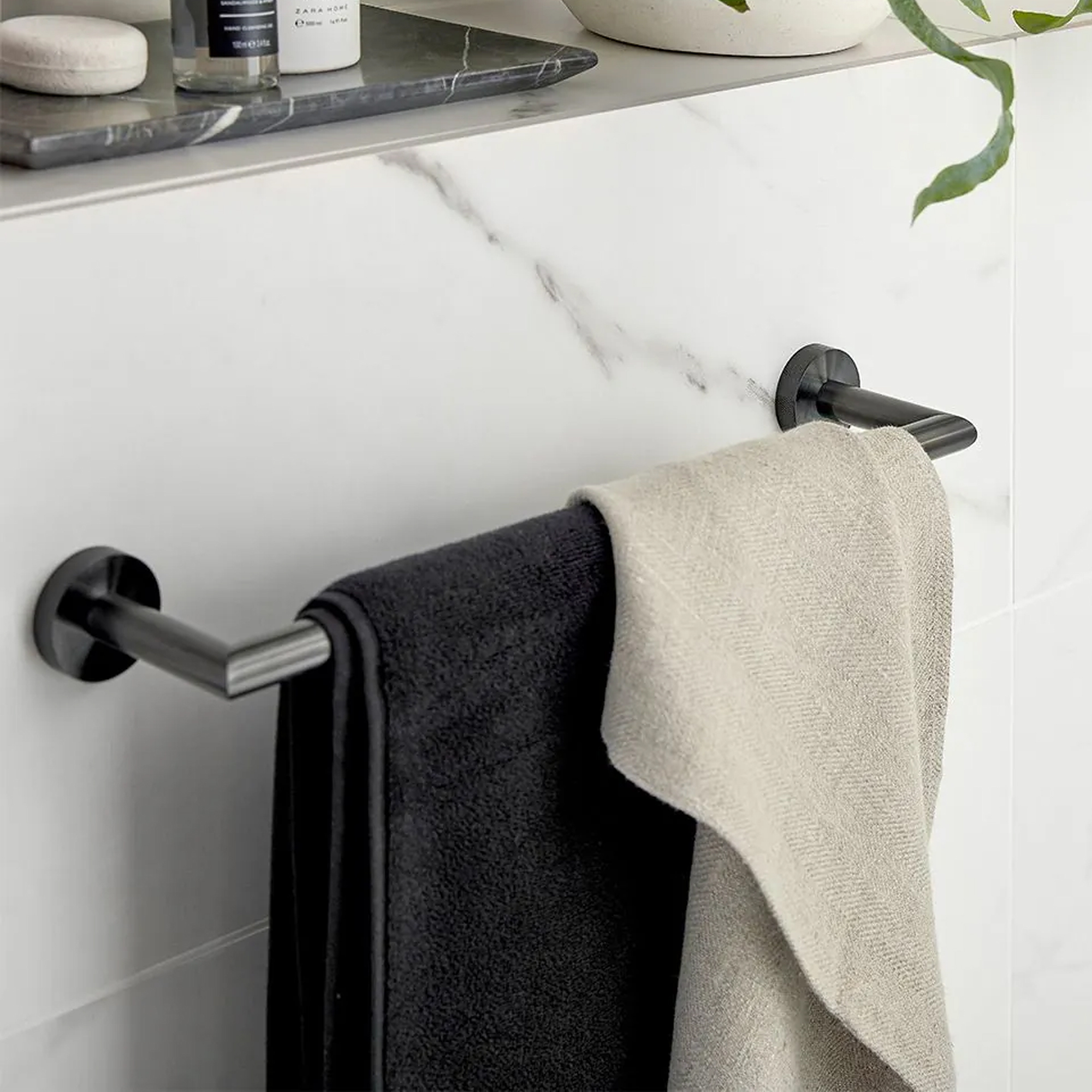 Vado Individual Spa Knurled 450mm Towel Rail