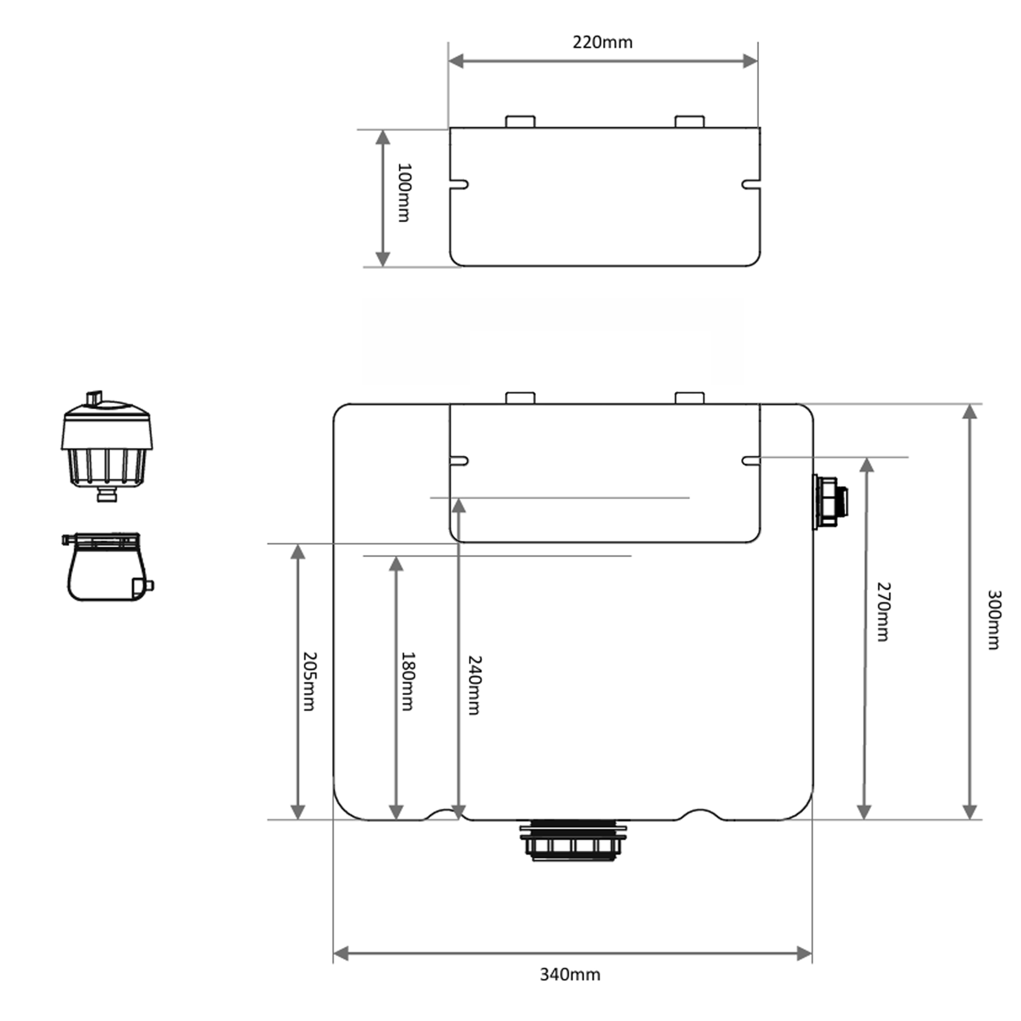 Emily L Shaped Shower Bath Suite with Rimless Back to Wall Toilet & 1700mm Bath