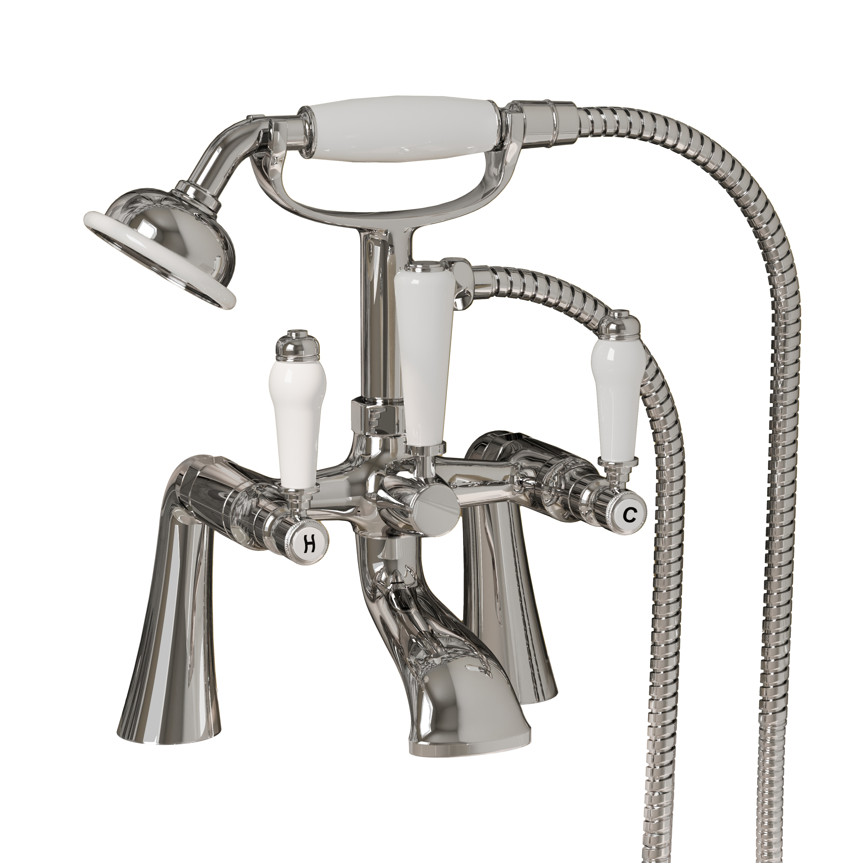 Butler & Rose Eliza Lever Deck Mounted Bath Shower Mixer Tap