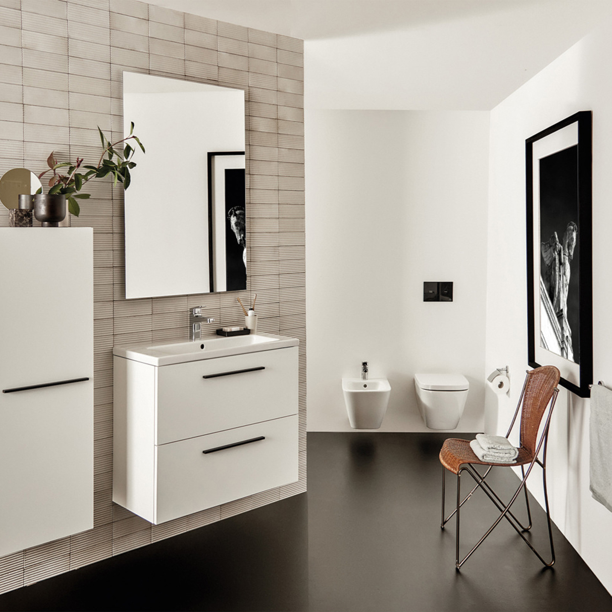 Ideal Standard i.life A & S Compact Wrap Over White Toilet Seat - Square
