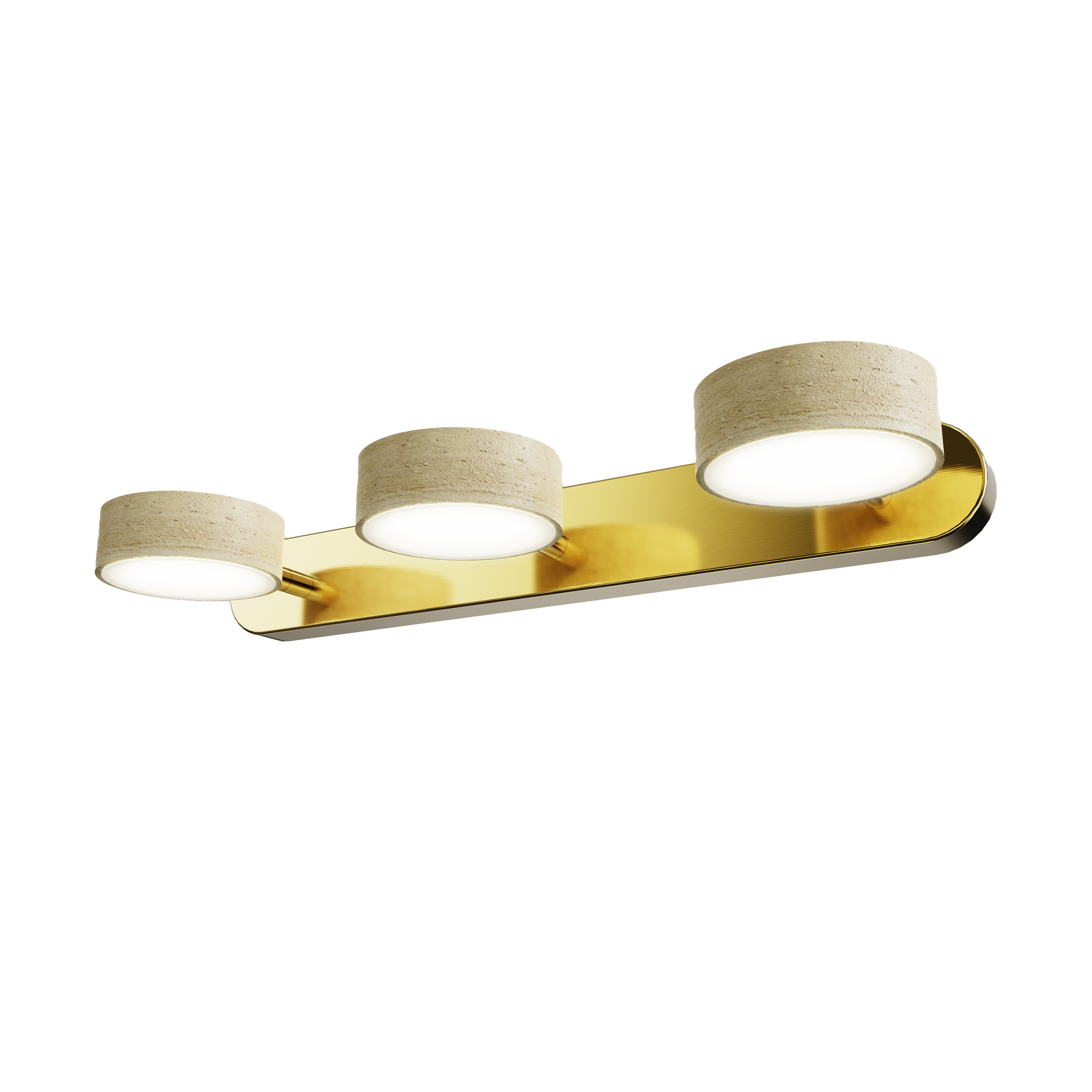 Drench Trio Stone Wall Light