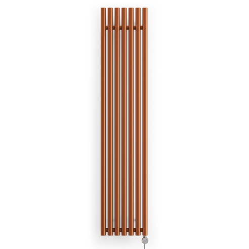 Blue Electric Radiator Terma Rolo Room E Single Panel Electric Radiator with MOA Blue Heating ...