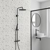 Core Exposed Thermostatic Rigid Riser Shower Kit | Tap Warehouse