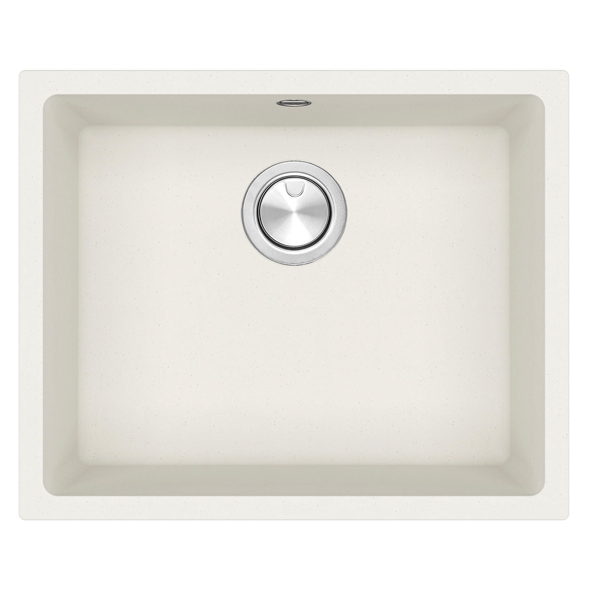 Clearwater Lumen 1 Bowl Granite Composite Inset/Undermount Kitchen Sink - 550 x 450mm