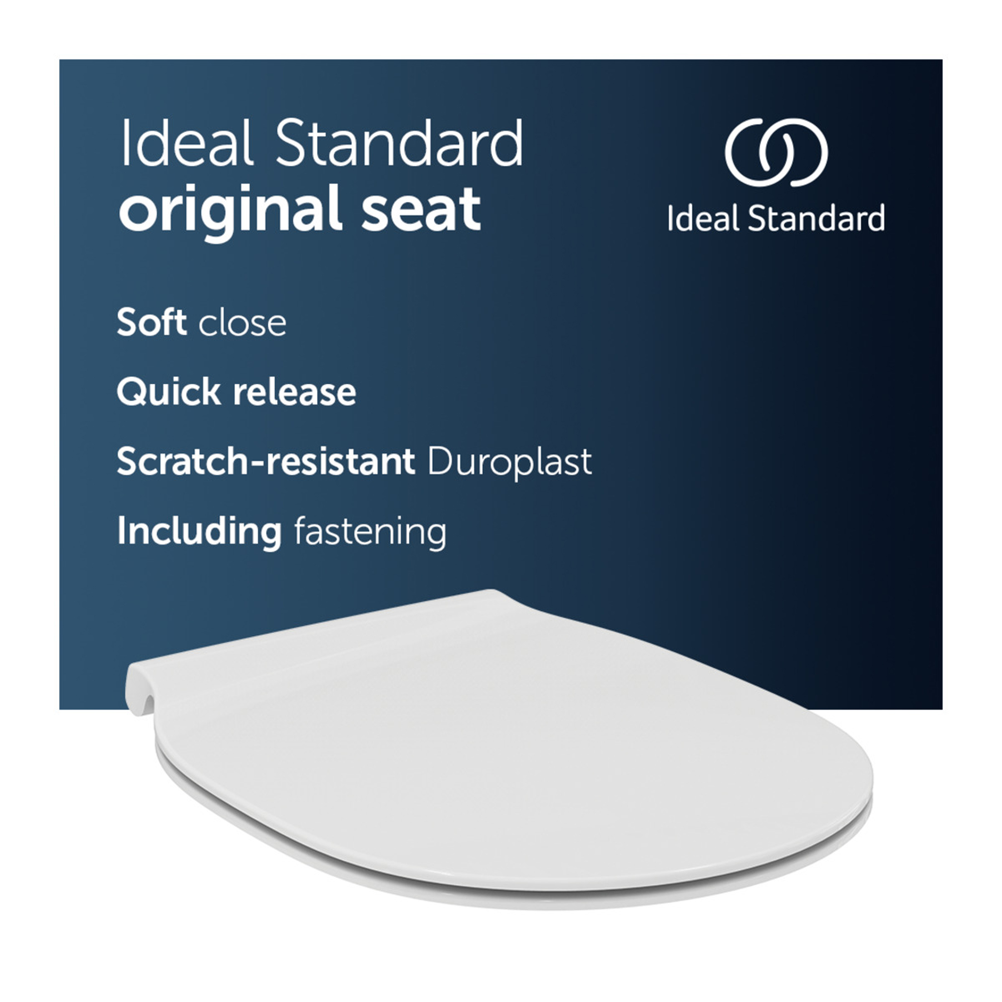 Ideal Standard Connect Air Slim Soft Close Toilet Seat