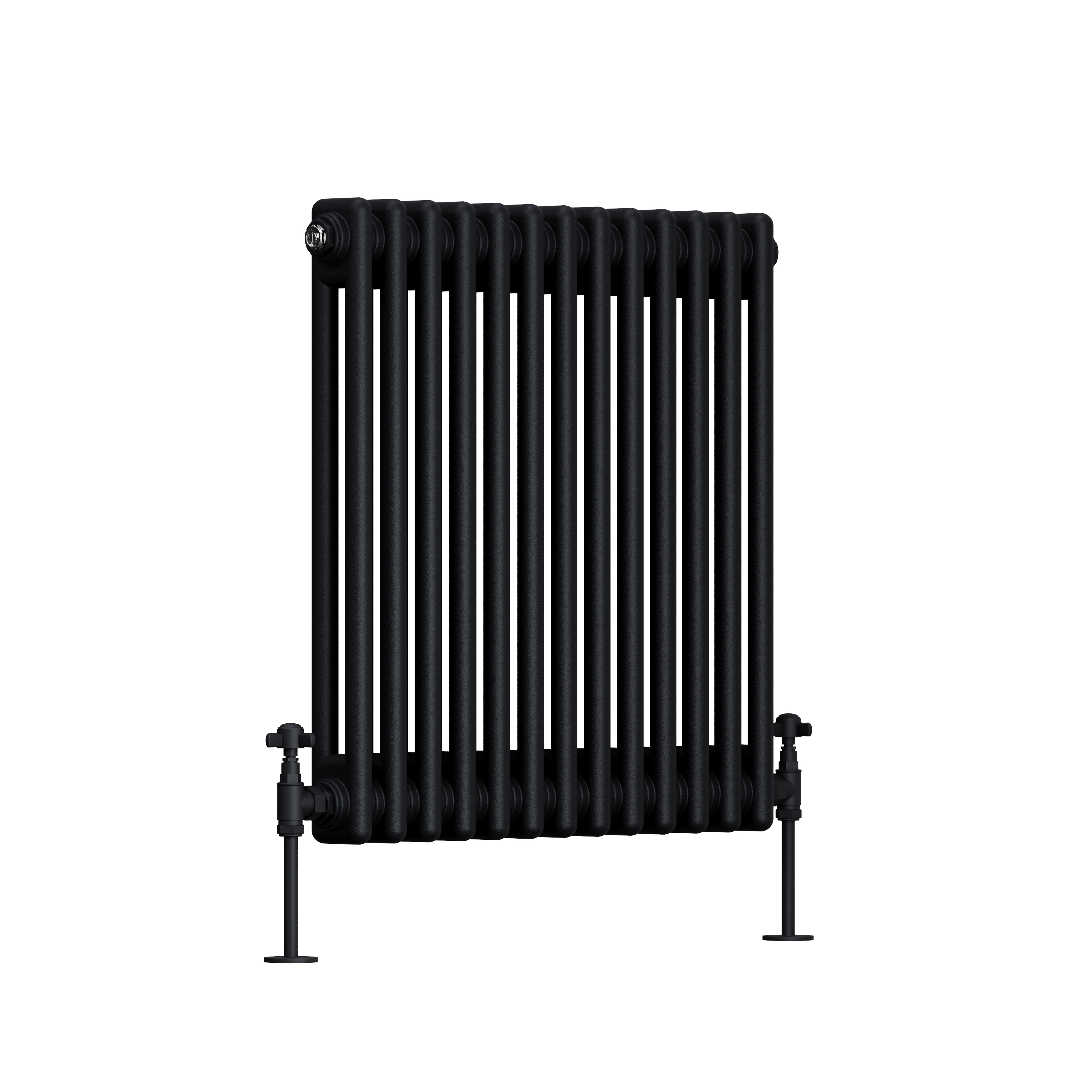 Toasty Ardleigh Matt Black Horizontal Column Radiator