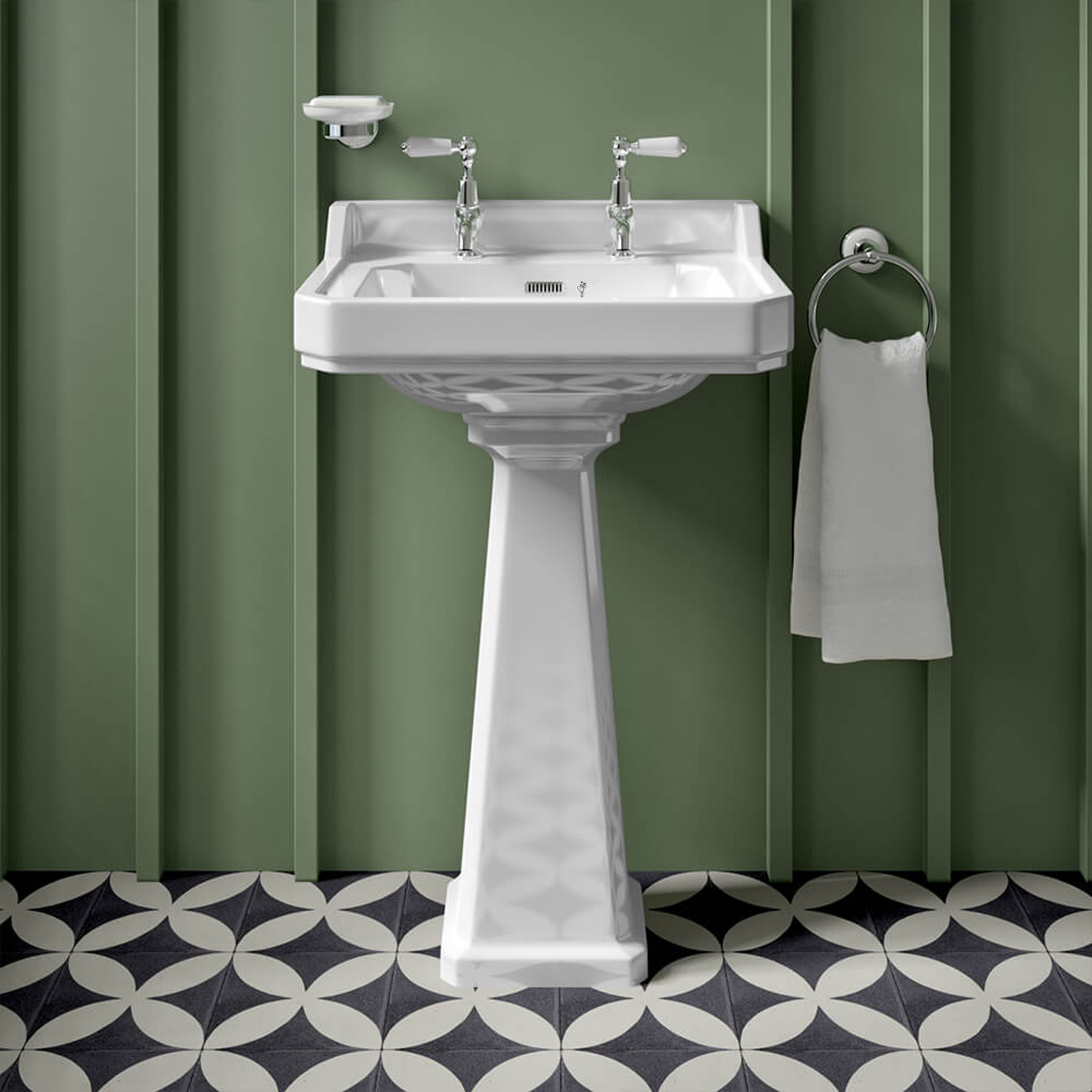 Butler & Rose Catherine Bathroom Suite with Shower Bath