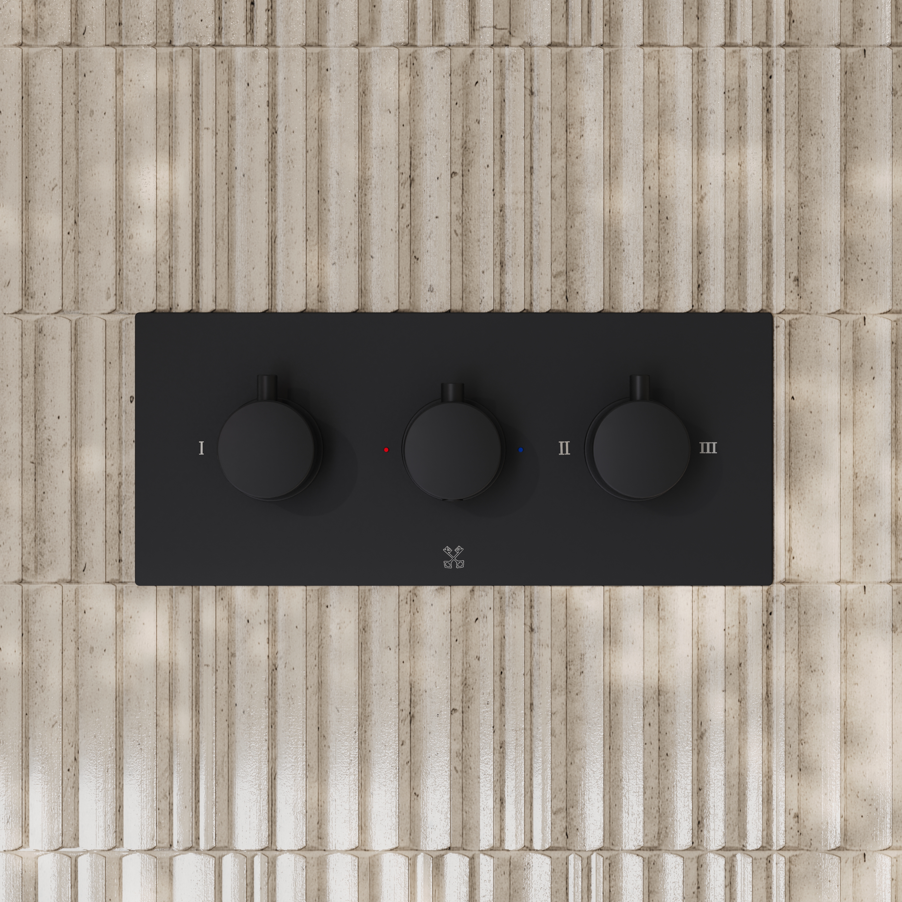 Core 3 Outlet Landscape Thermostatic Concealed Shower Valve