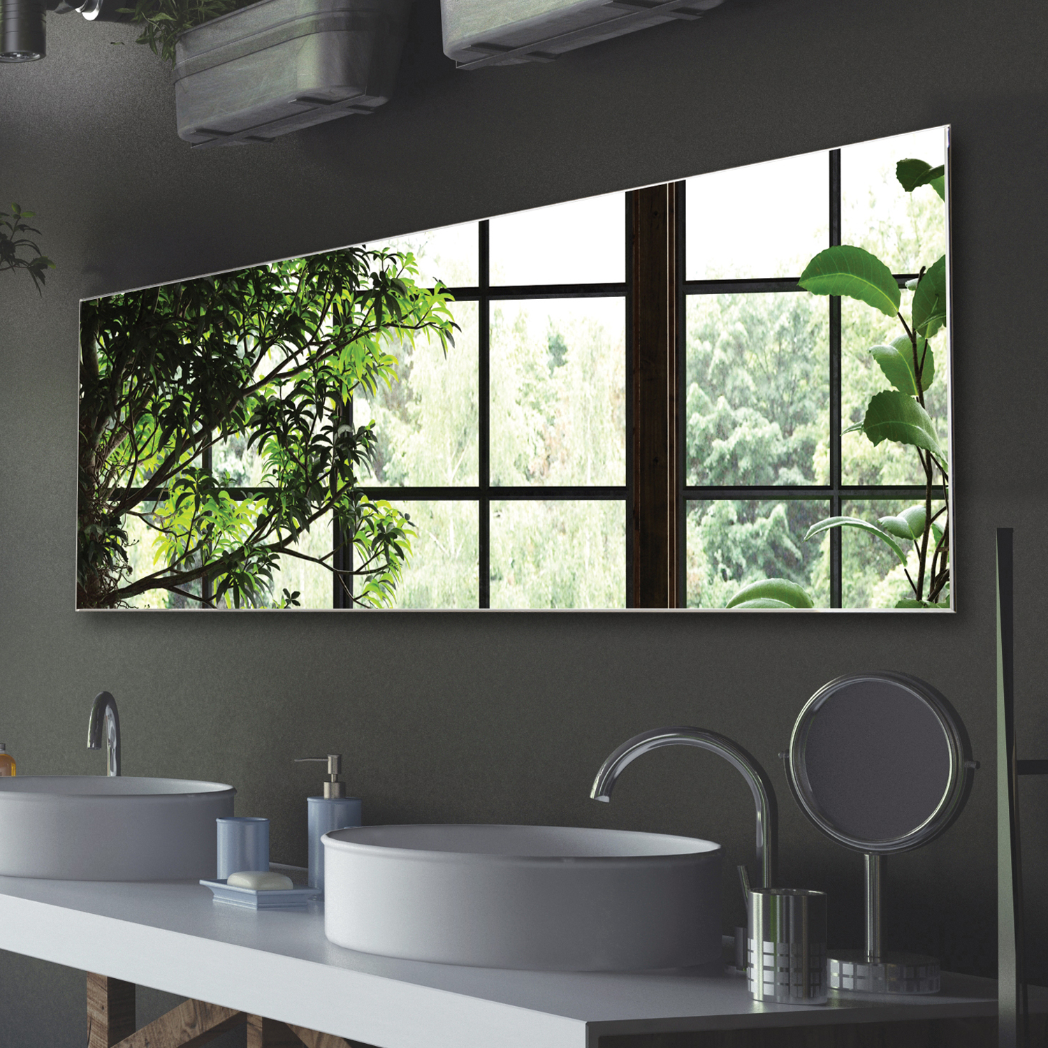 hib. Willow Landscape Mirror - 600 x 1200mm