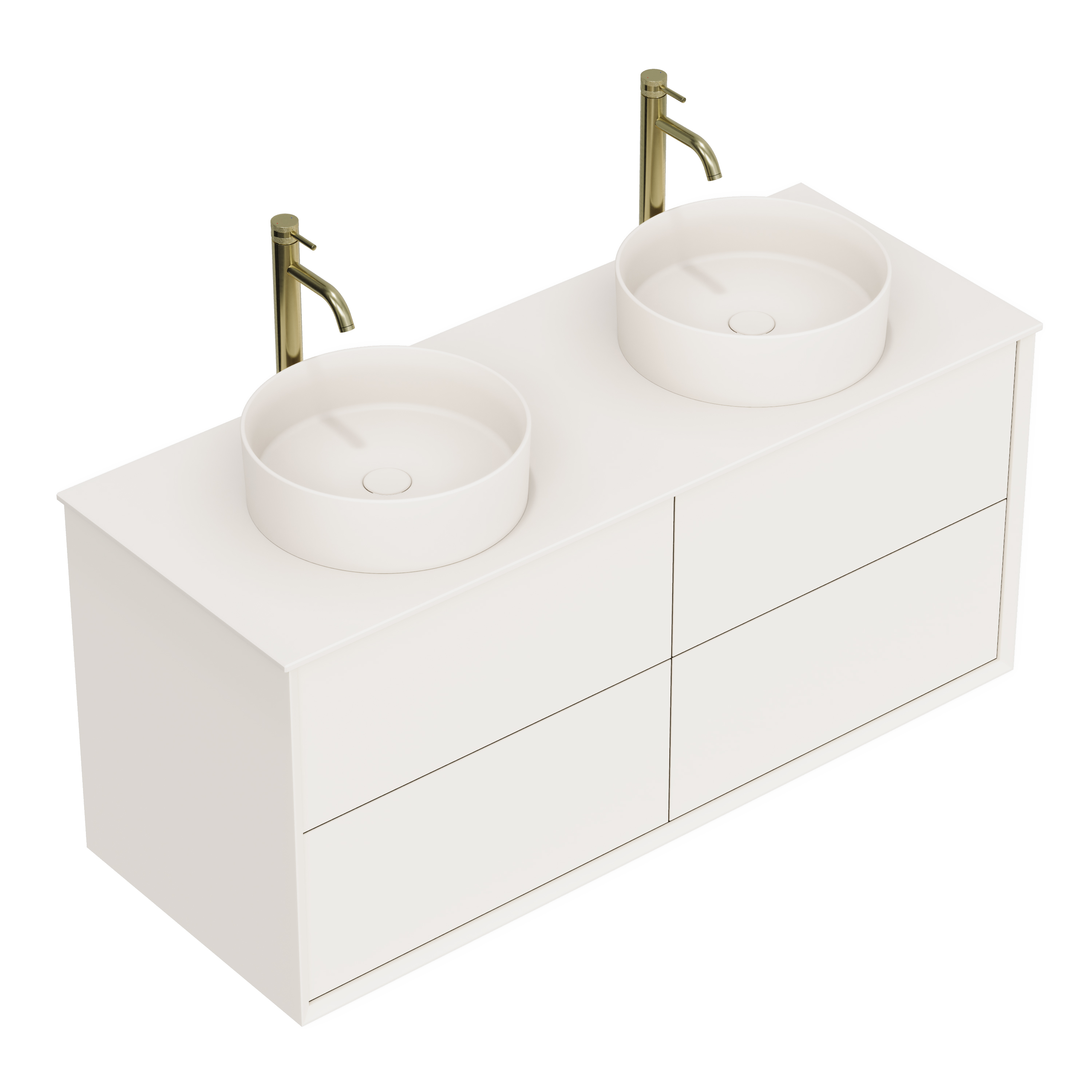 Oslo 1200mm Wall Mounted Vanity Unit & Sintered Stone Countertop