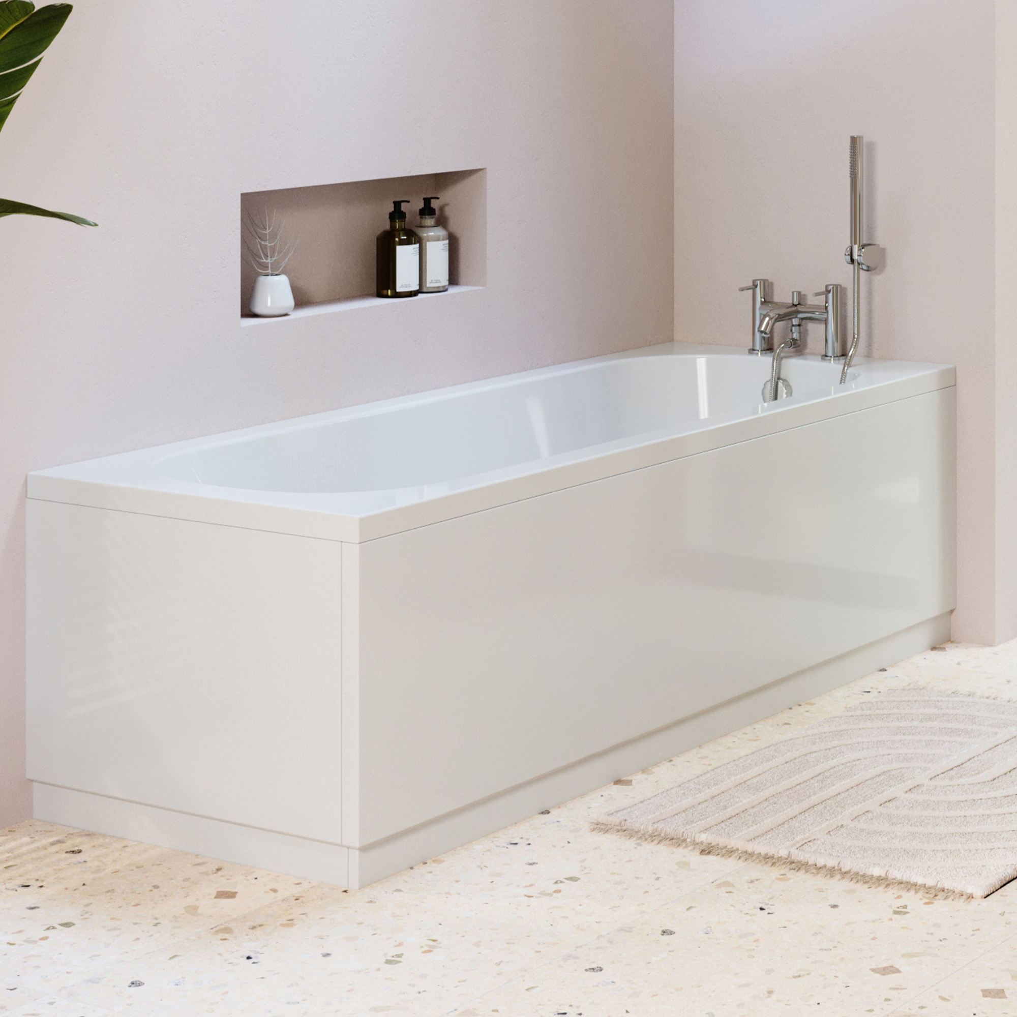Erin 1700mm Straight Front Bath Panel