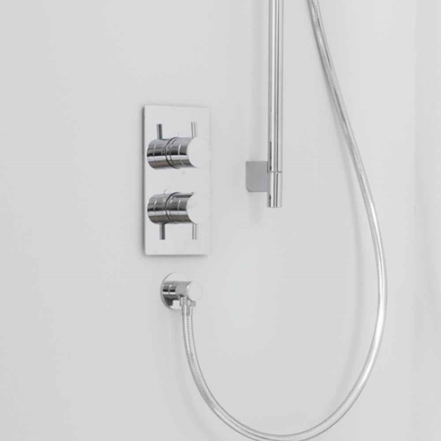 Crosswater Kai Twin Lever 3 Outlet Concealed Thermostatic Shower Valve