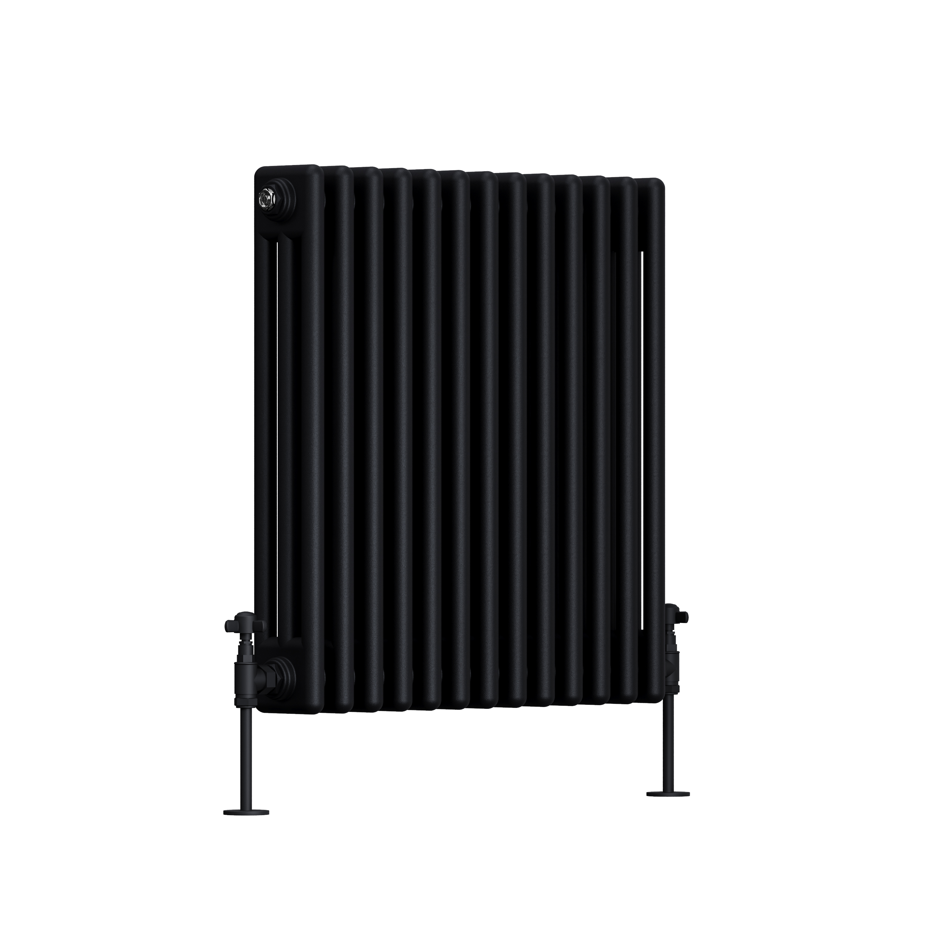 Toasty Ardleigh Matt Black Horizontal Column Radiator