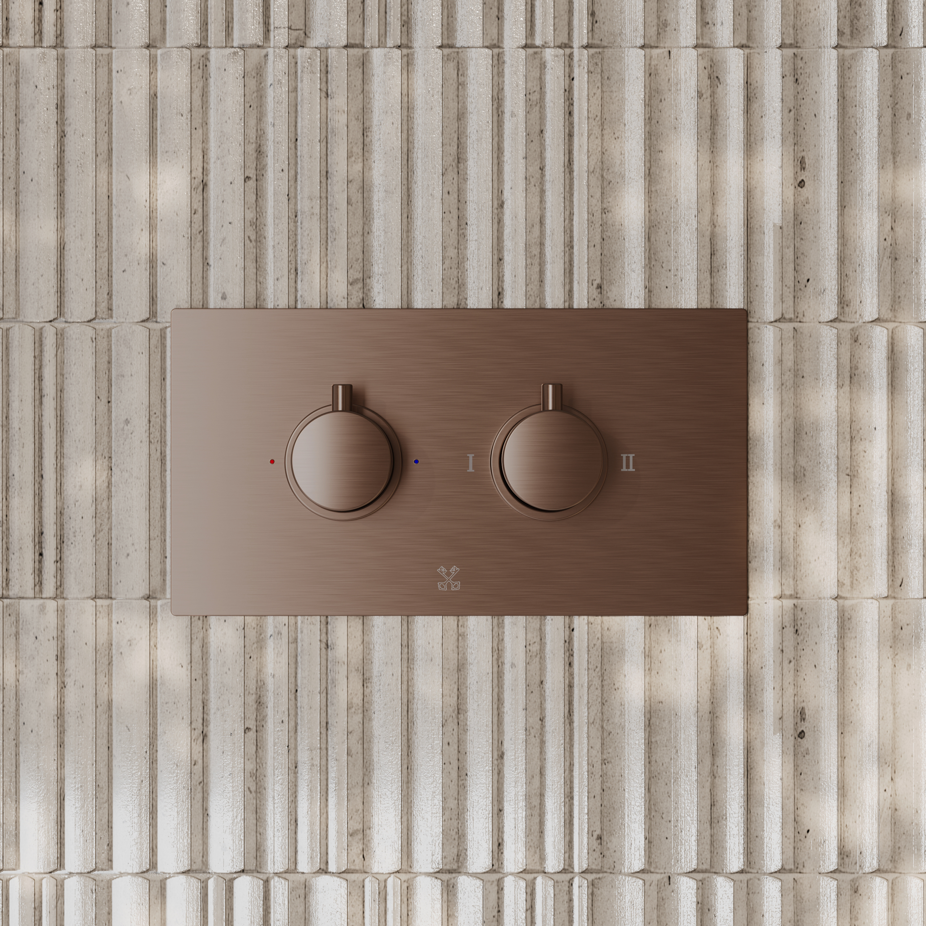Core 2 Outlet Landscape Thermostatic Concealed Shower Valve