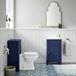 Butler & Rose Catherine Traditional 460mm Cloakroom Vanity Unit with Basin - Sapphire Blue