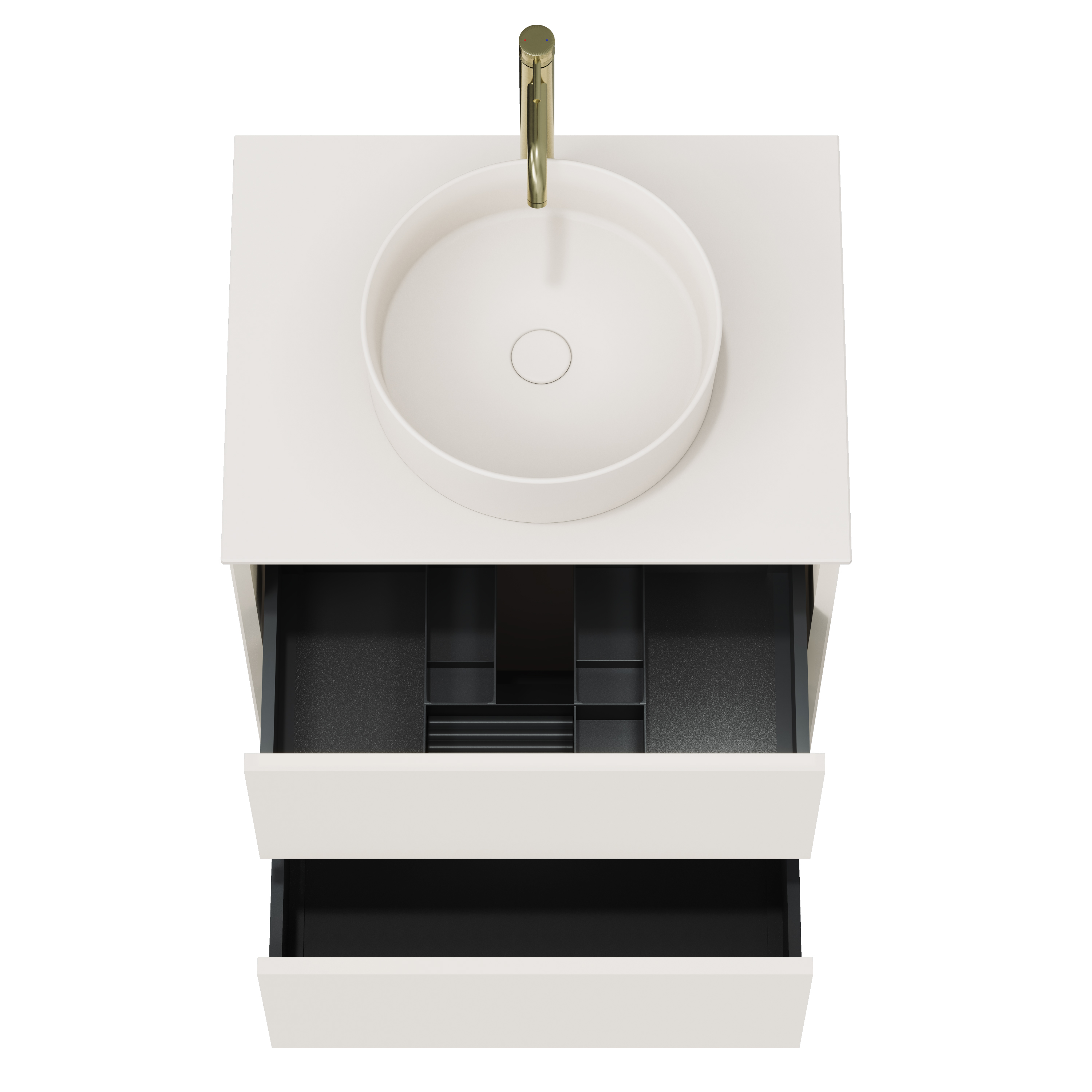 Oslo 600mm Wall Mounted Vanity Unit & Sintered Stone Countertop