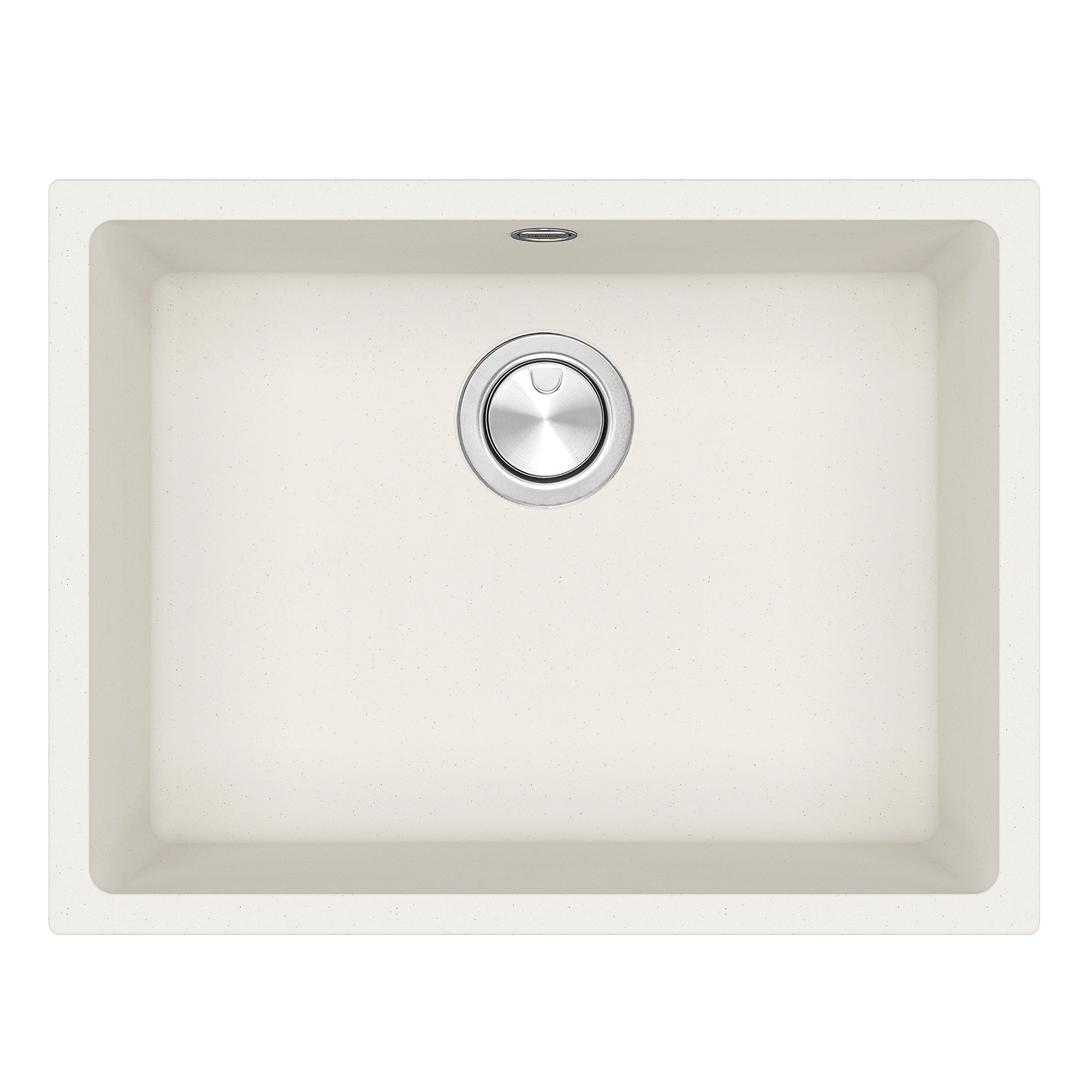 Clearwater Lumen 1 Bowl Granite Composite Inset/Undermount Kitchen Sink - 590 x 450mm