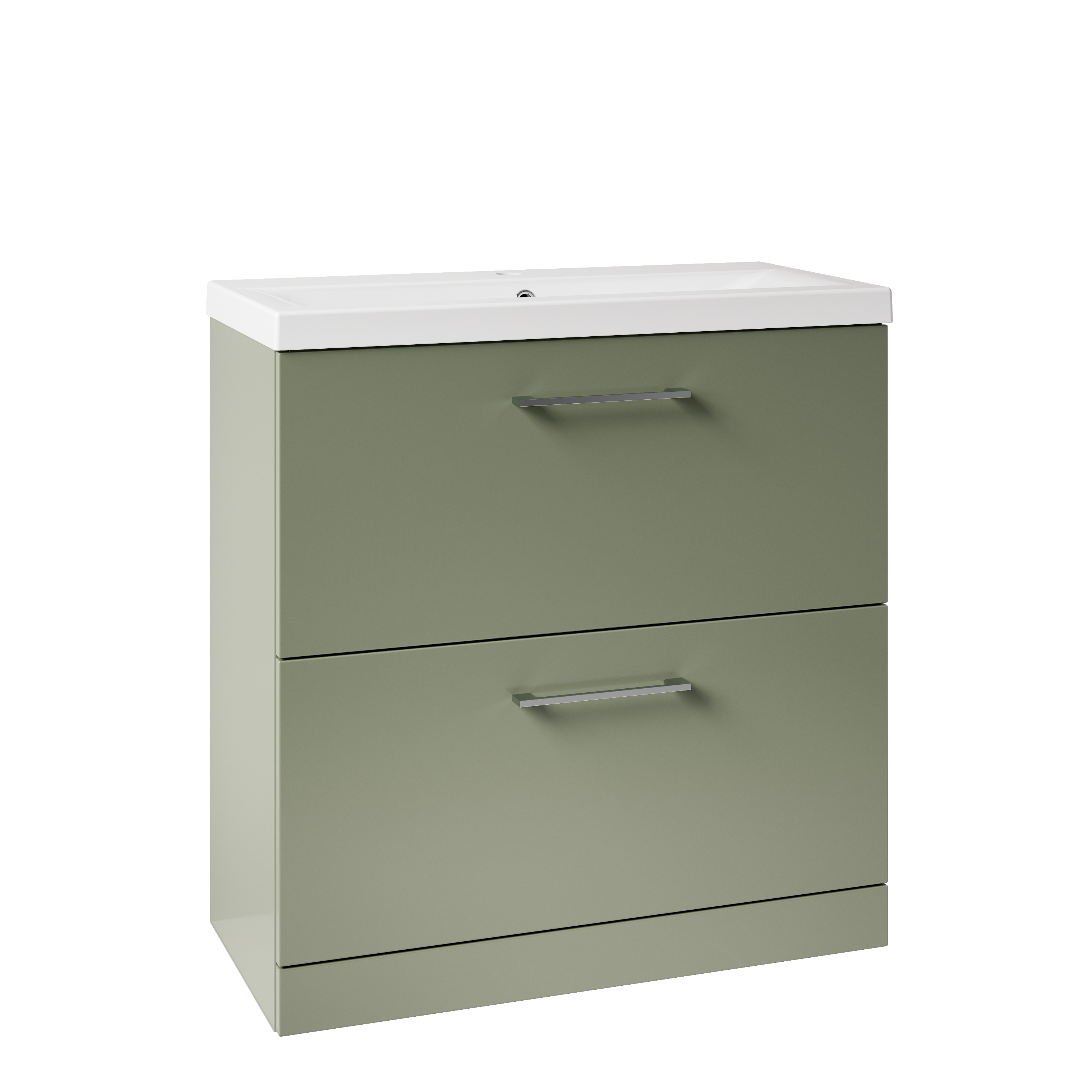Erin 800mm Floorstanding 2 Drawer Vanity Unit & Basin
