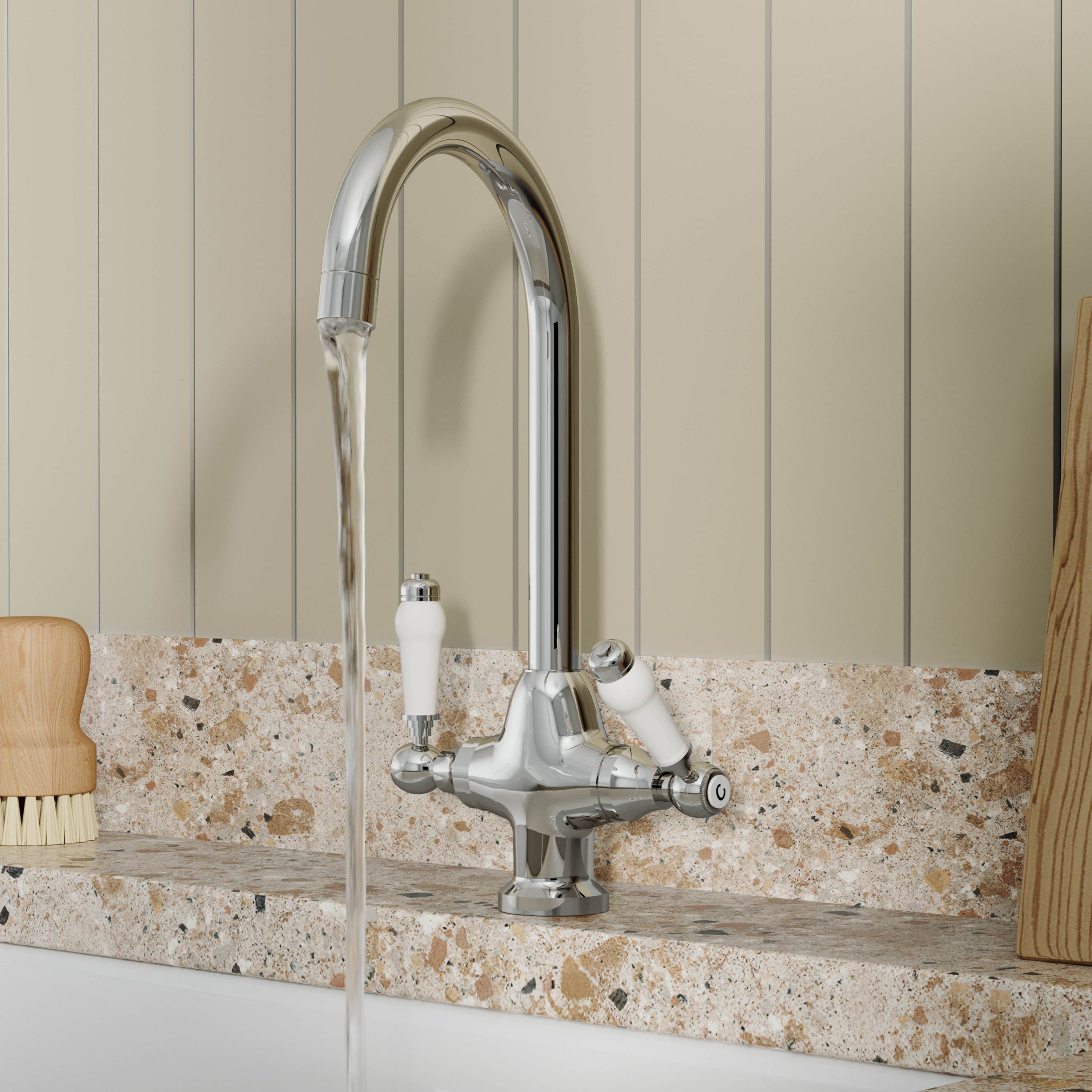 Butler & Rose Belfast Sink with Victoria Kitchen Tap & Strainer Waste Pack