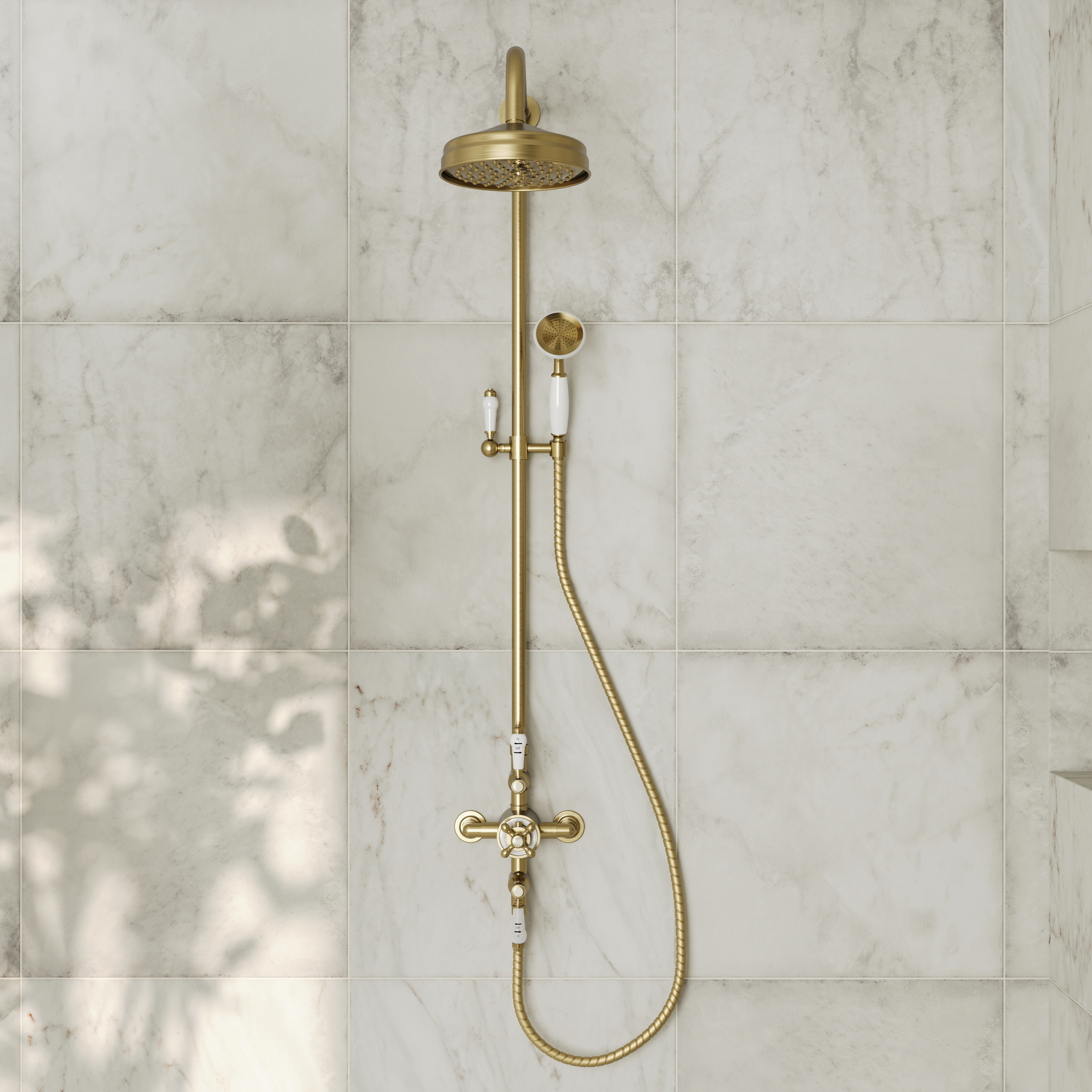 Butler & Rose Eliza Traditional 2 Outlet Exposed Shower Kit