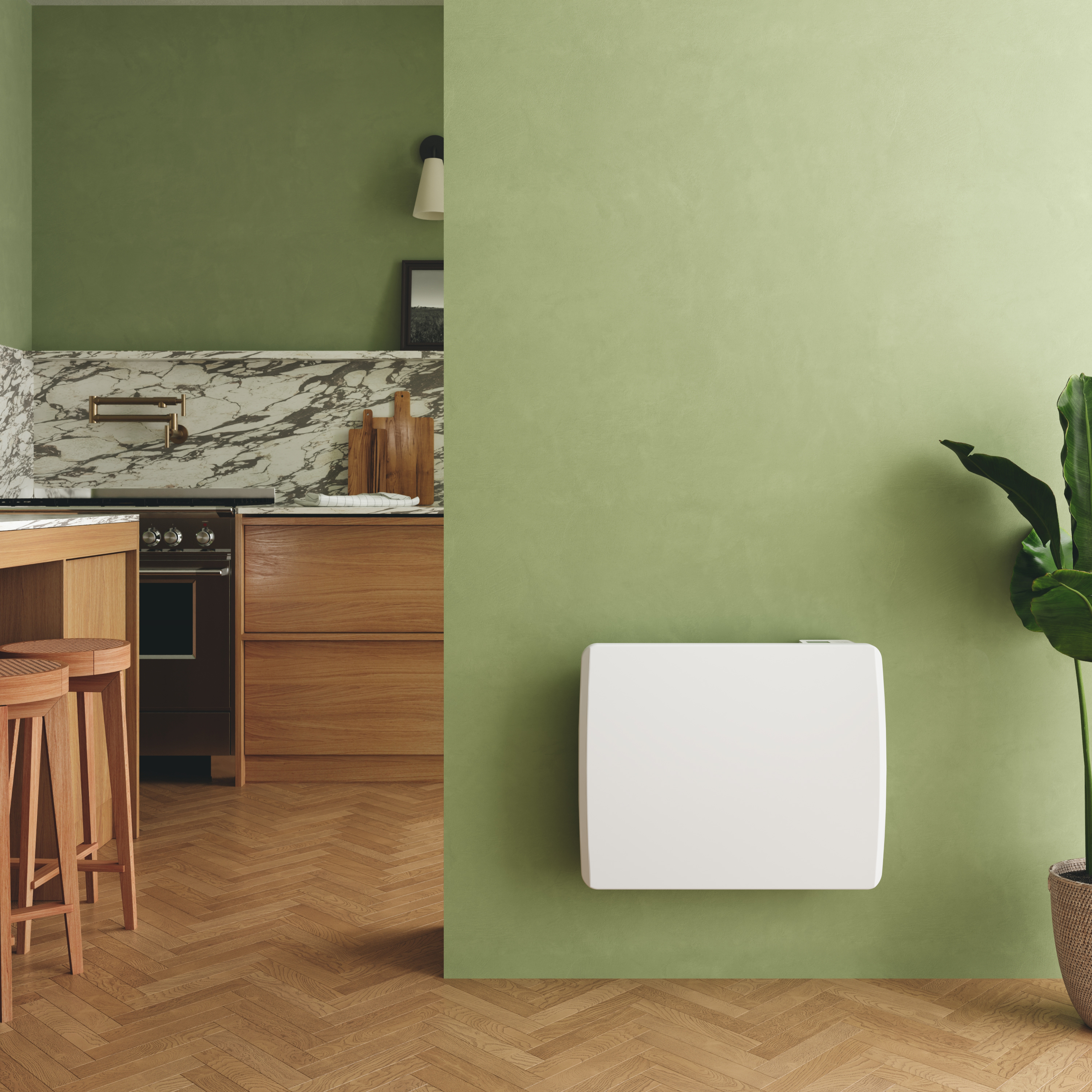 Toasty Lume Matt White Electric Radiator
