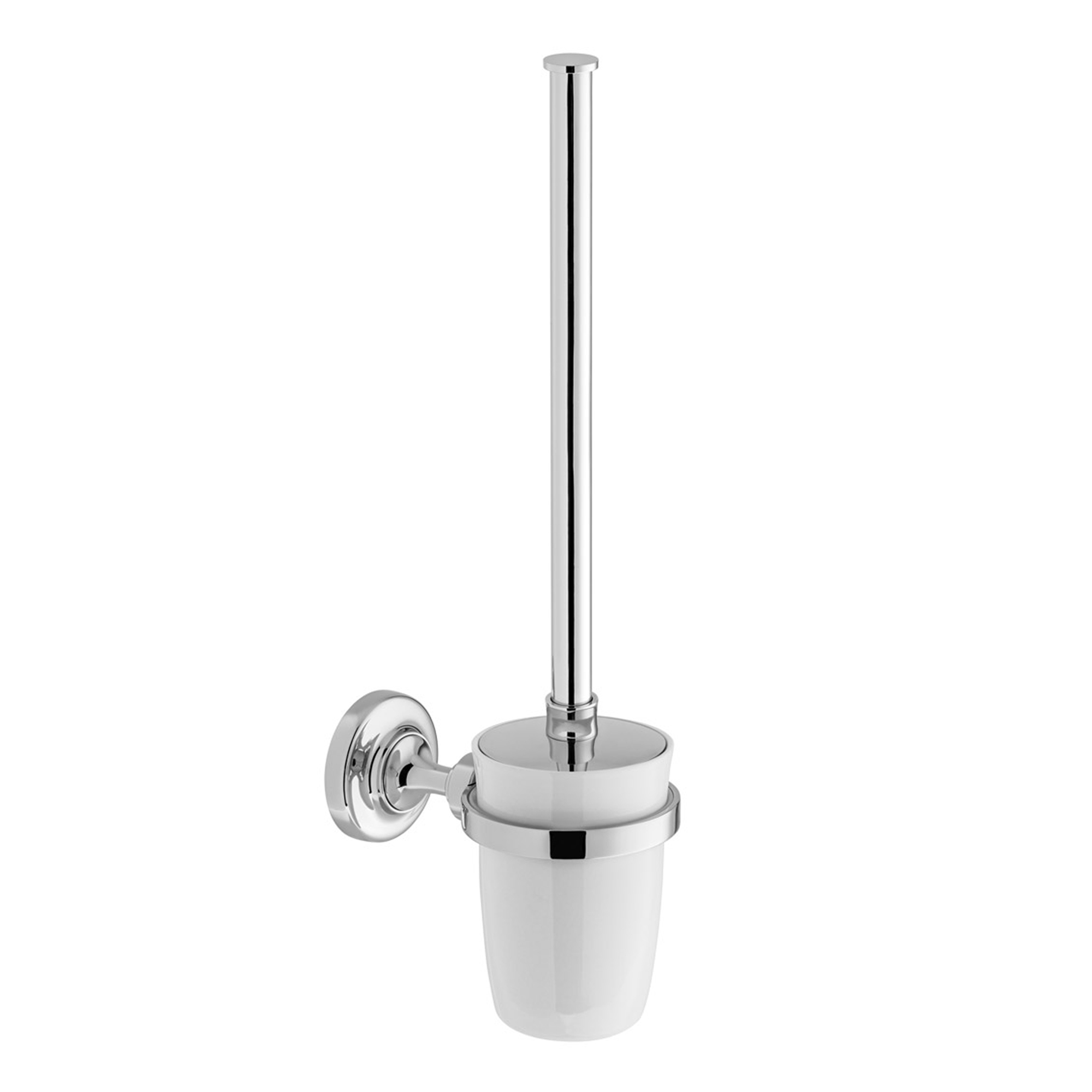Booth & Co Axbridge Toilet Brush & Ceramic Holder