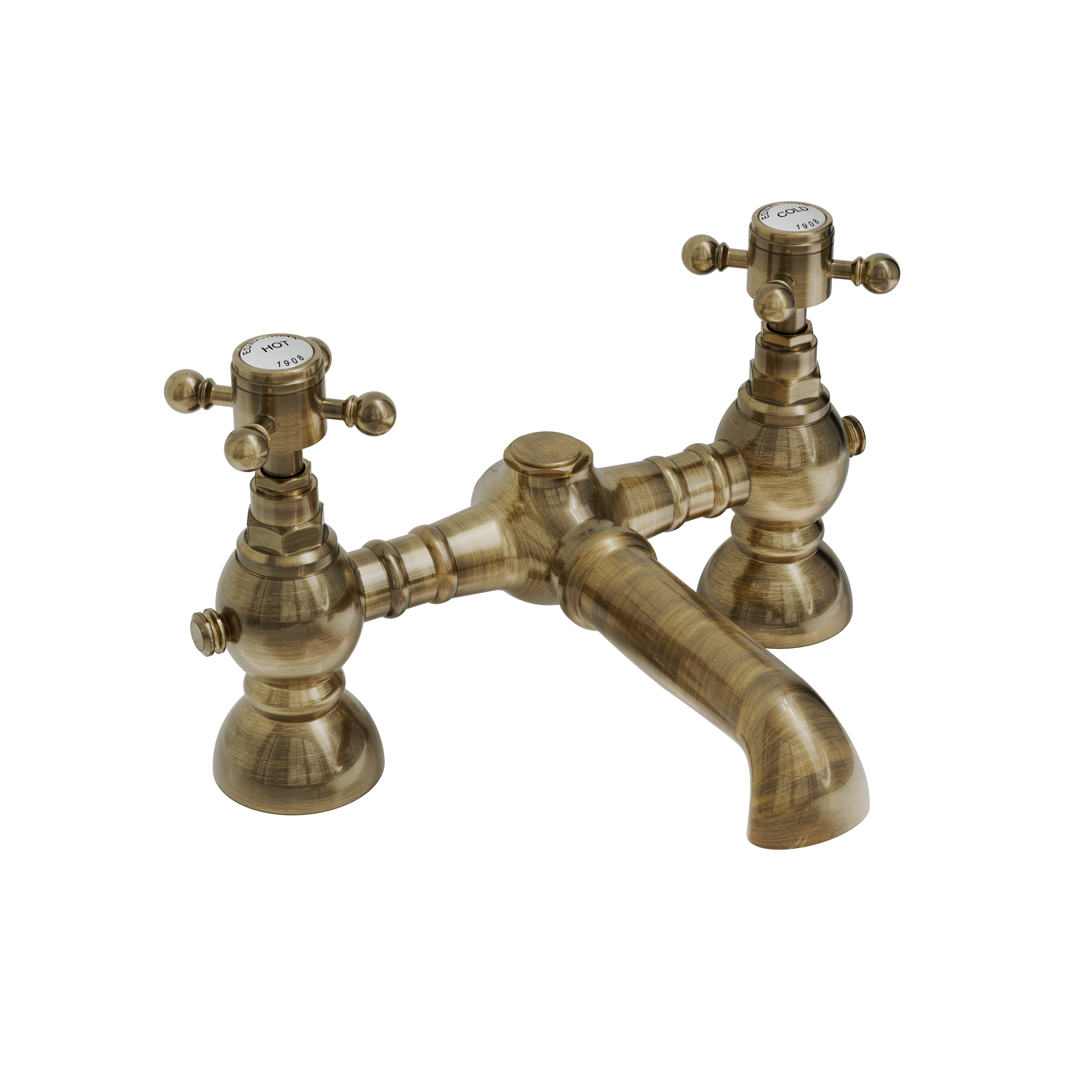 Butler & Rose Eliza Crosshead Deck Mounted Bath Filler Tap