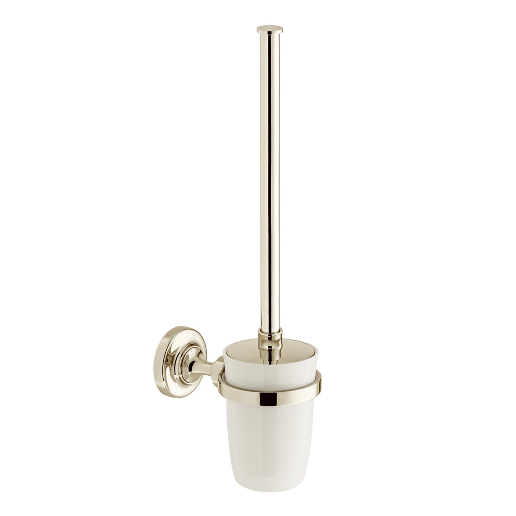 Booth & Co Axbridge Toilet Brush & Ceramic Holder