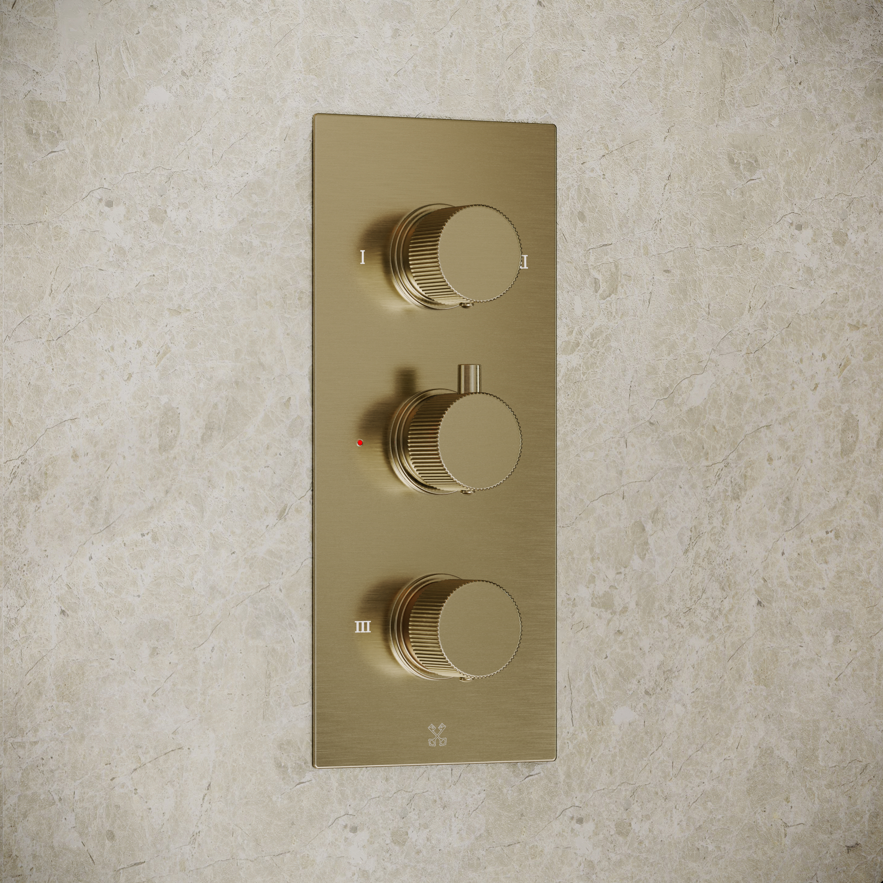 Core Shower Package with 3 Outlet Portrait Concealed Valve, Fixed Shower Head, Slide Rail Kit & Overflow Bath Filler