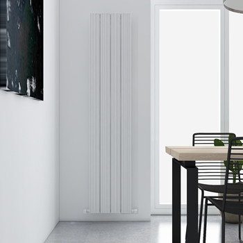 Carisa Monza Double Panel Vertical Aluminium Radiator | Tap Warehouse
