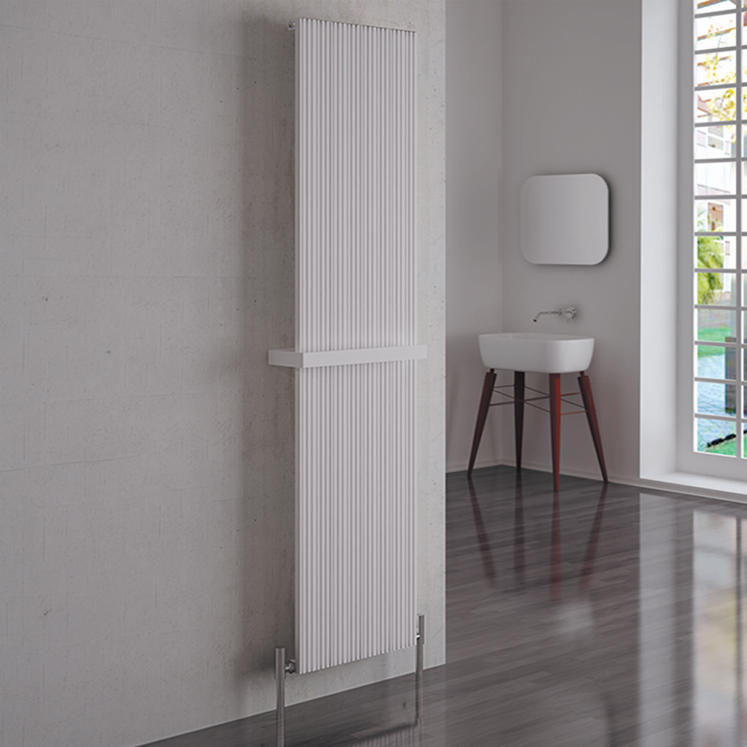 Carisa L Type Radiator Towel Holder