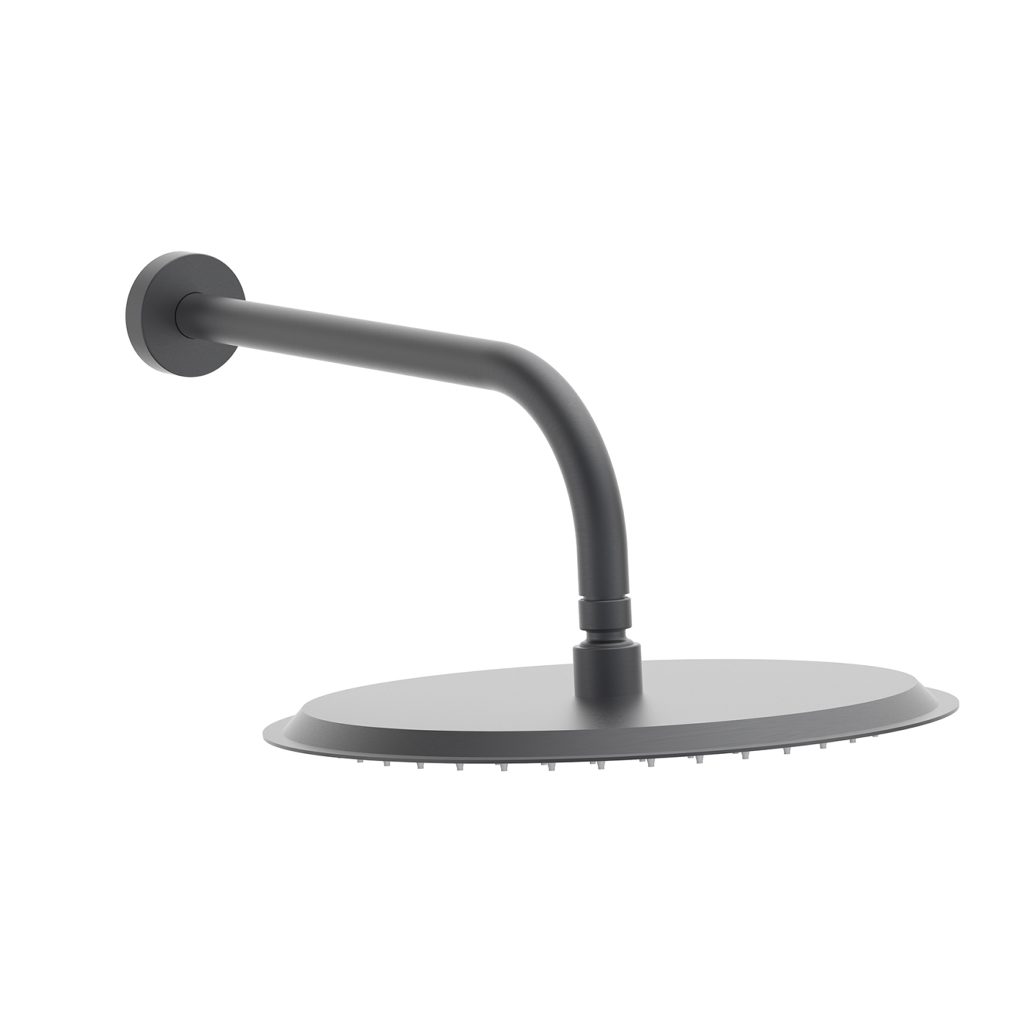 Core Round Shower Head with Wall Mounted Shower Arm
