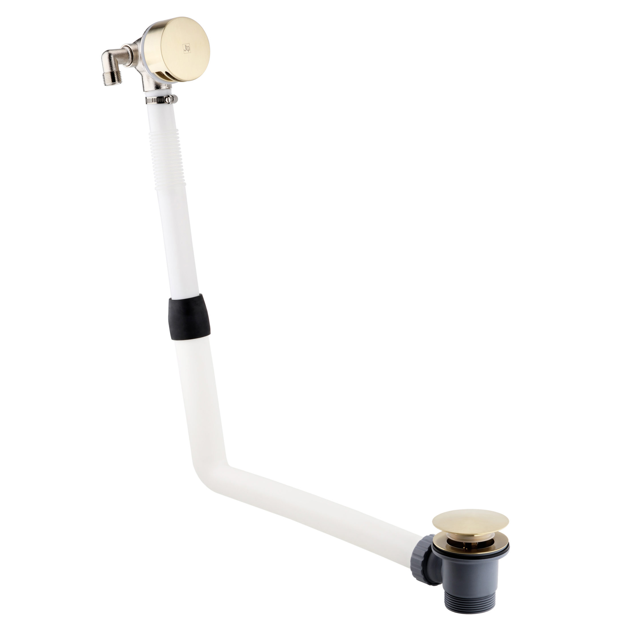VOS Overflow Bath Filler with Click Clack Waste - Brushed Brass