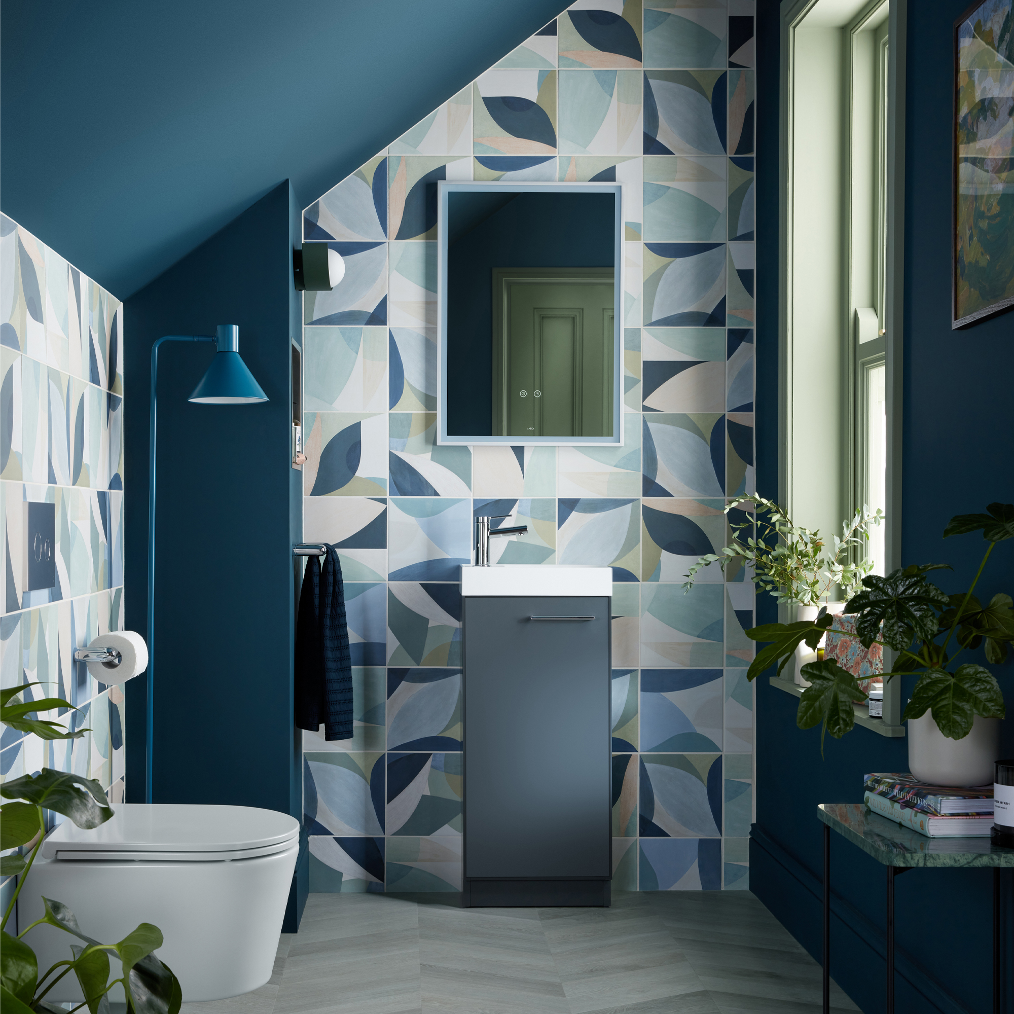 Vado Safari 400mm Cloakroom Floorstanding Vanity Unit & Basin