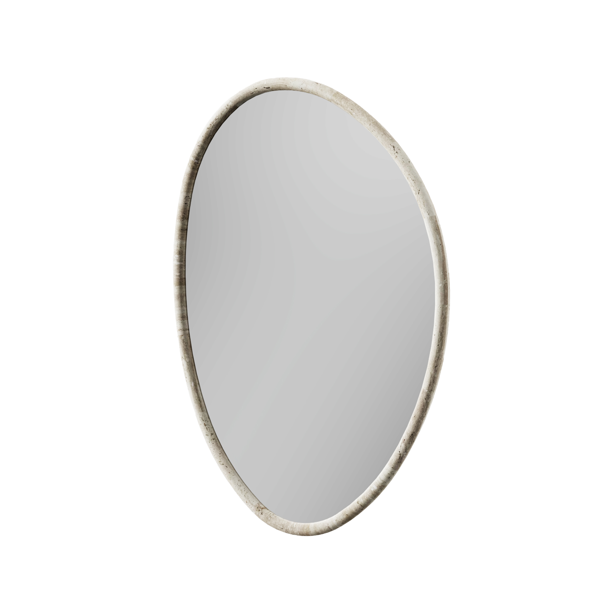 Siena Stone Effect Framed Mirror - 500 x 700mm