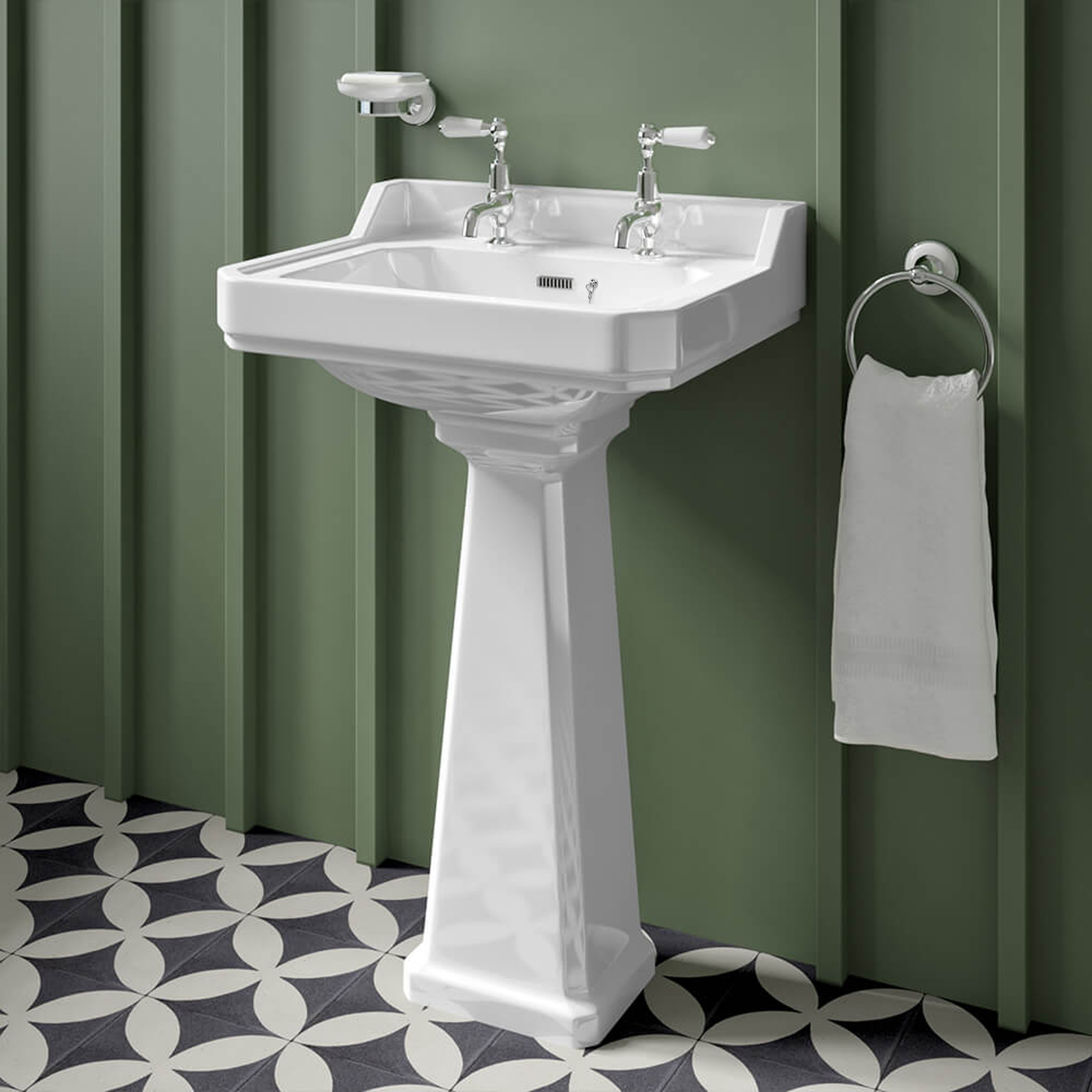 Butler & Rose Catherine Bathroom Suite with Shower Bath