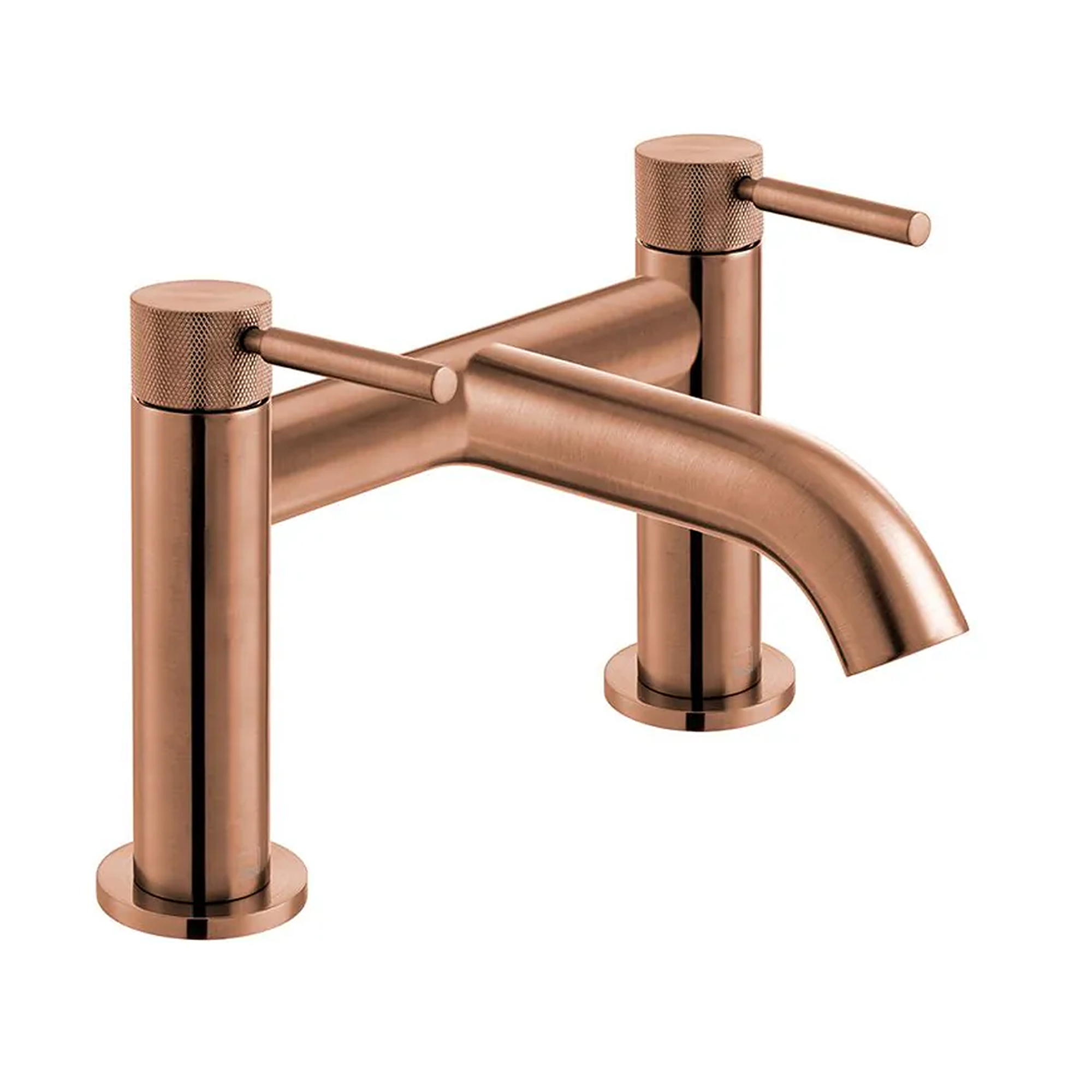 Vado Individual Origins Deck Mounted Bath Filler Tap with Knurled Handle
