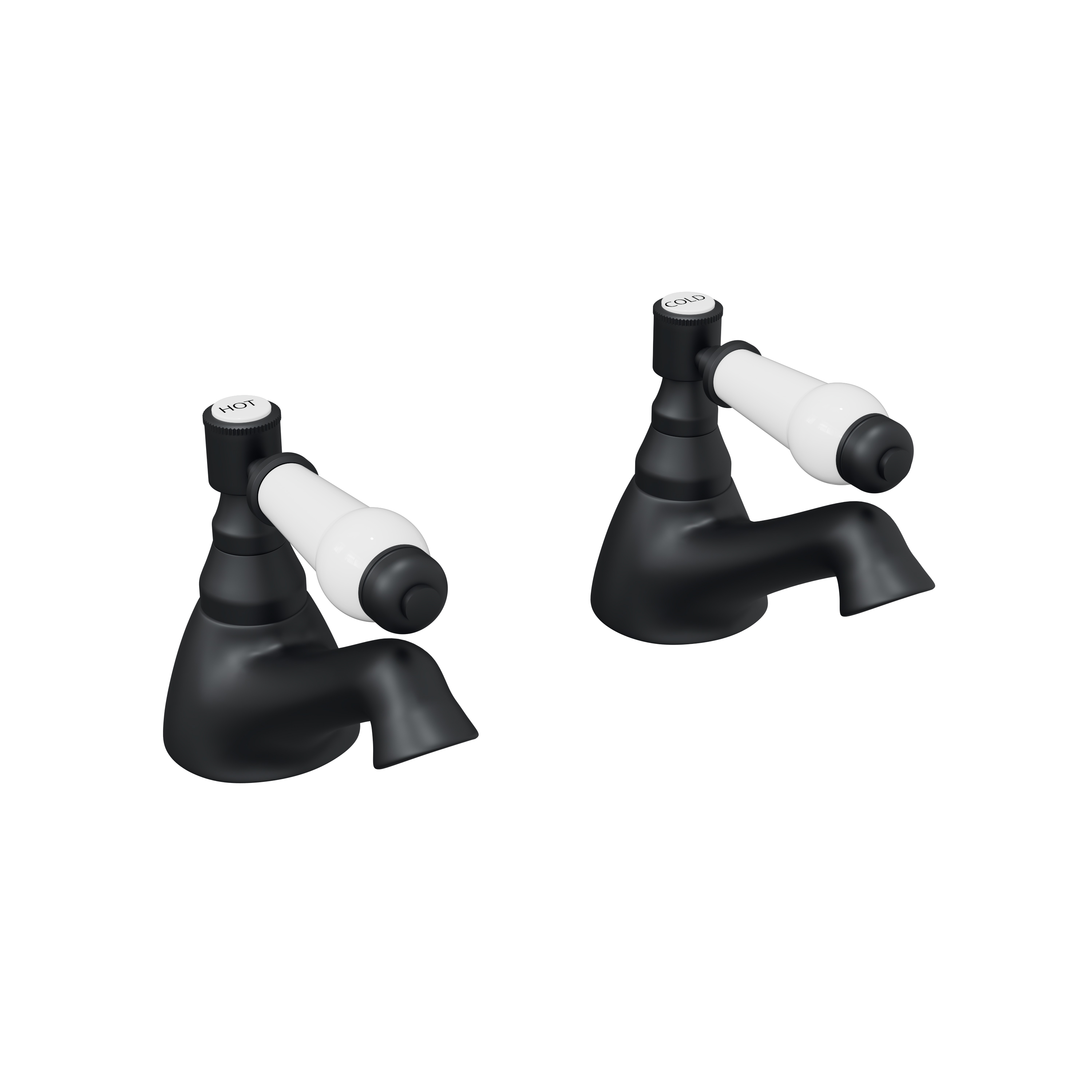 Butler & Rose Eliza Lever Bath Pillar Taps