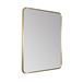 HIX Rectangular Framed Bathroom Mirror - 600 x 800mm