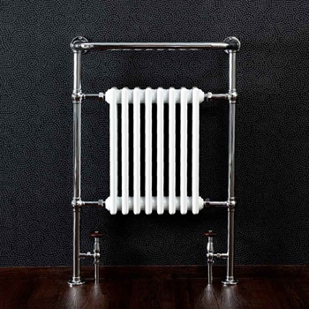 Butler & Rose Victoria Traditional Heated Towel Rail Radiator - 965 x 675mm