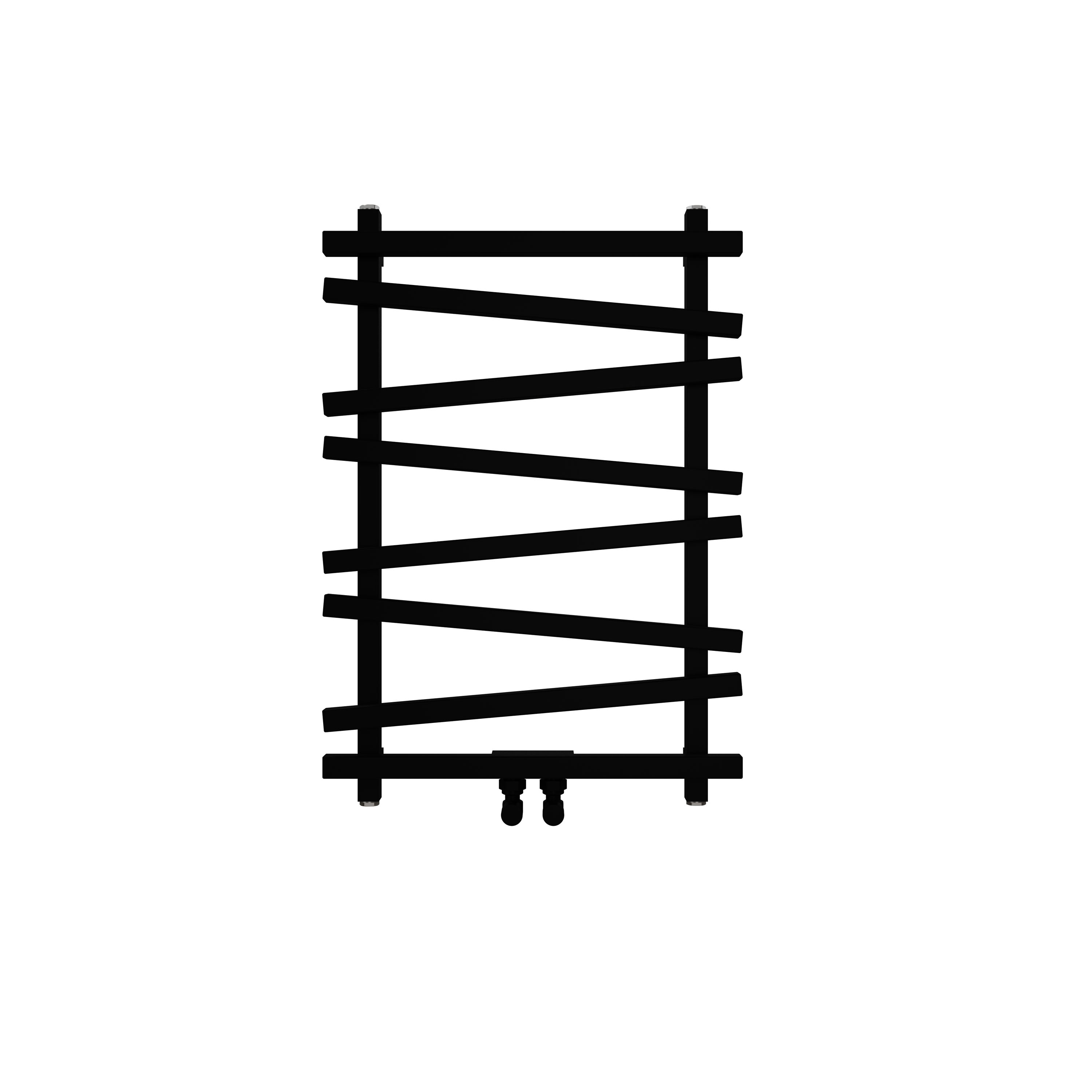 Carisa Vivek Angled Designer Aluminium Heated Towel Rail