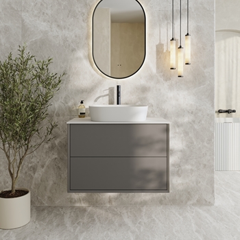 Oslo 800mm Wall Mounted Vanity Unit Sintered Stone Countertop Tap oslo-800mm-wall-mounted-vanity-unit-sintered-stone-countertop-tap