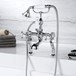 Butler & Rose Caledonia Crosshead Bath Shower Mixer with Shower Kit - Chrome