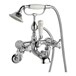 Butler & Rose Caledonia Crosshead Wall Mounted Bath Shower Mixer with Shower Kit - Chrome