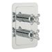 Butler & Rose Caledonia Crosshead Single Outlet Concealed Thermostatic Shower Valve - Chrome