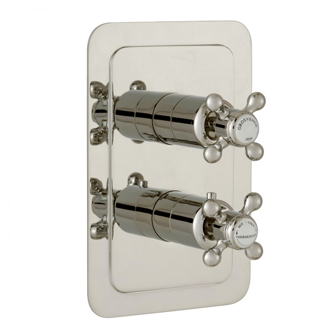 Butler & Rose Caledonia Crosshead 1 Outlet Concealed Thermostatic Shower Valve