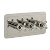 Butler & Rose Caledonia Crosshead 3 Outlet Concealed Thermostatic Shower Valve - Horizontal