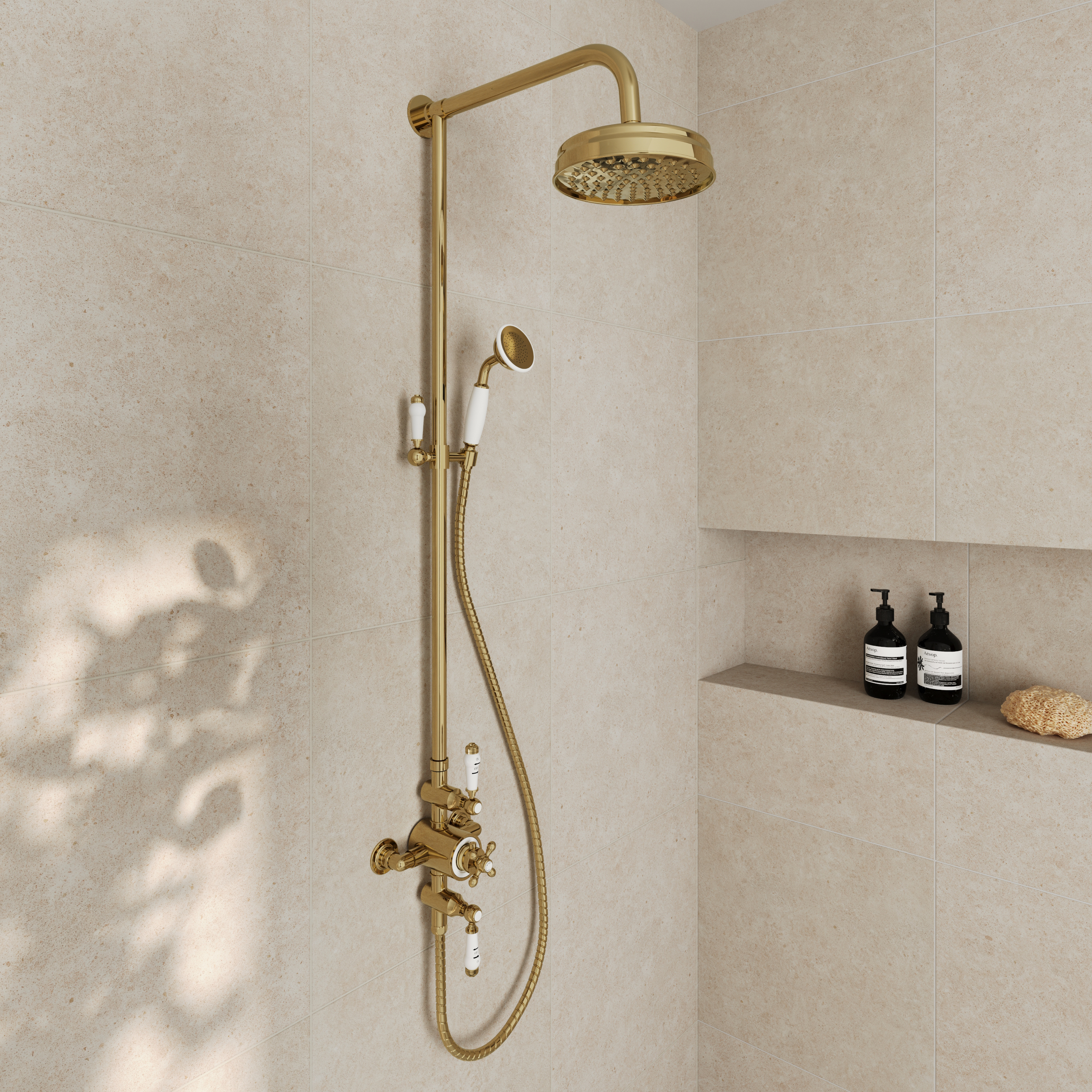 Butler & Rose Eliza Traditional 2 Outlet Exposed Shower Kit